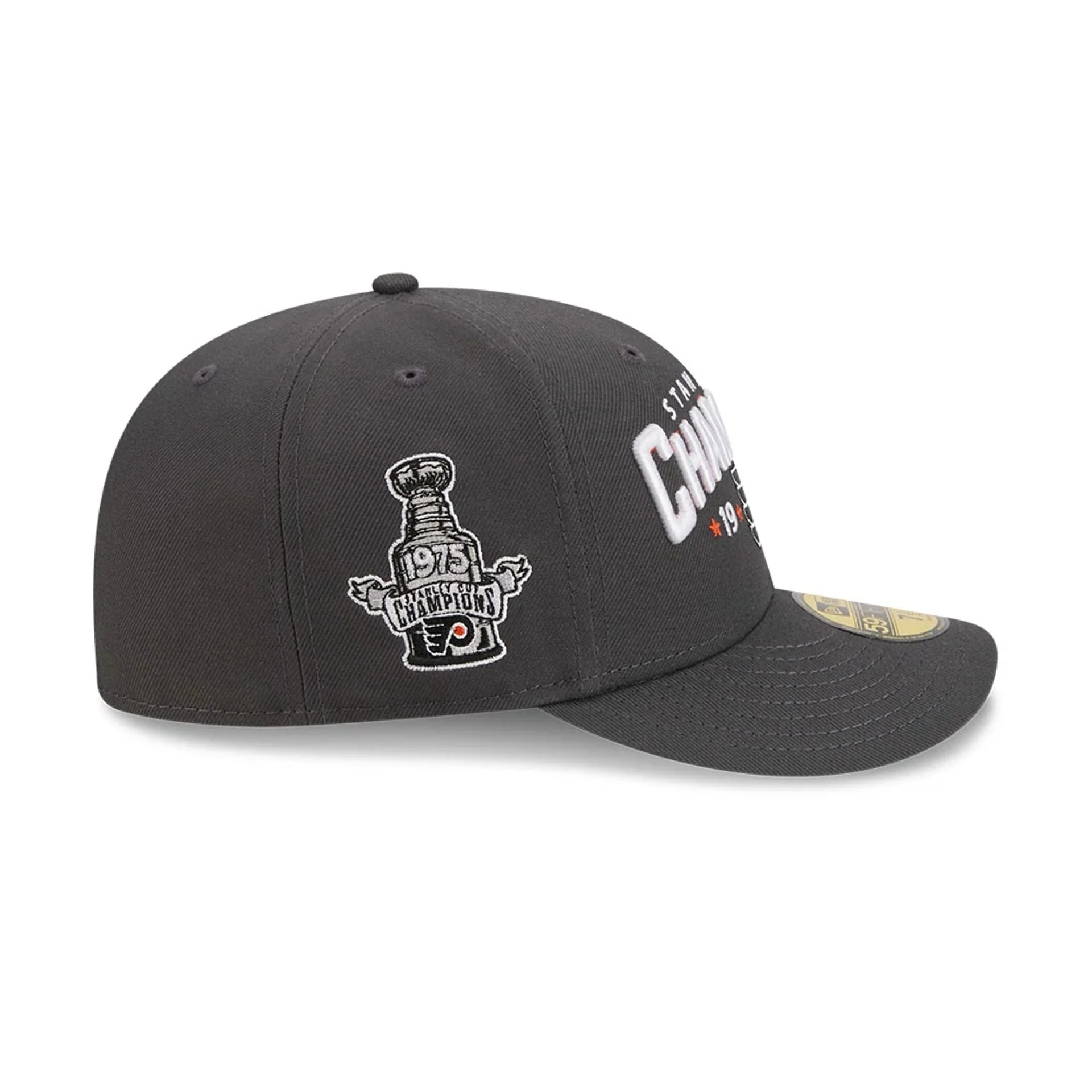Philadelphia Flyers NHL Stanley Cup Champions Dark Grey 59FIFTY Fitted Cap - Image 5