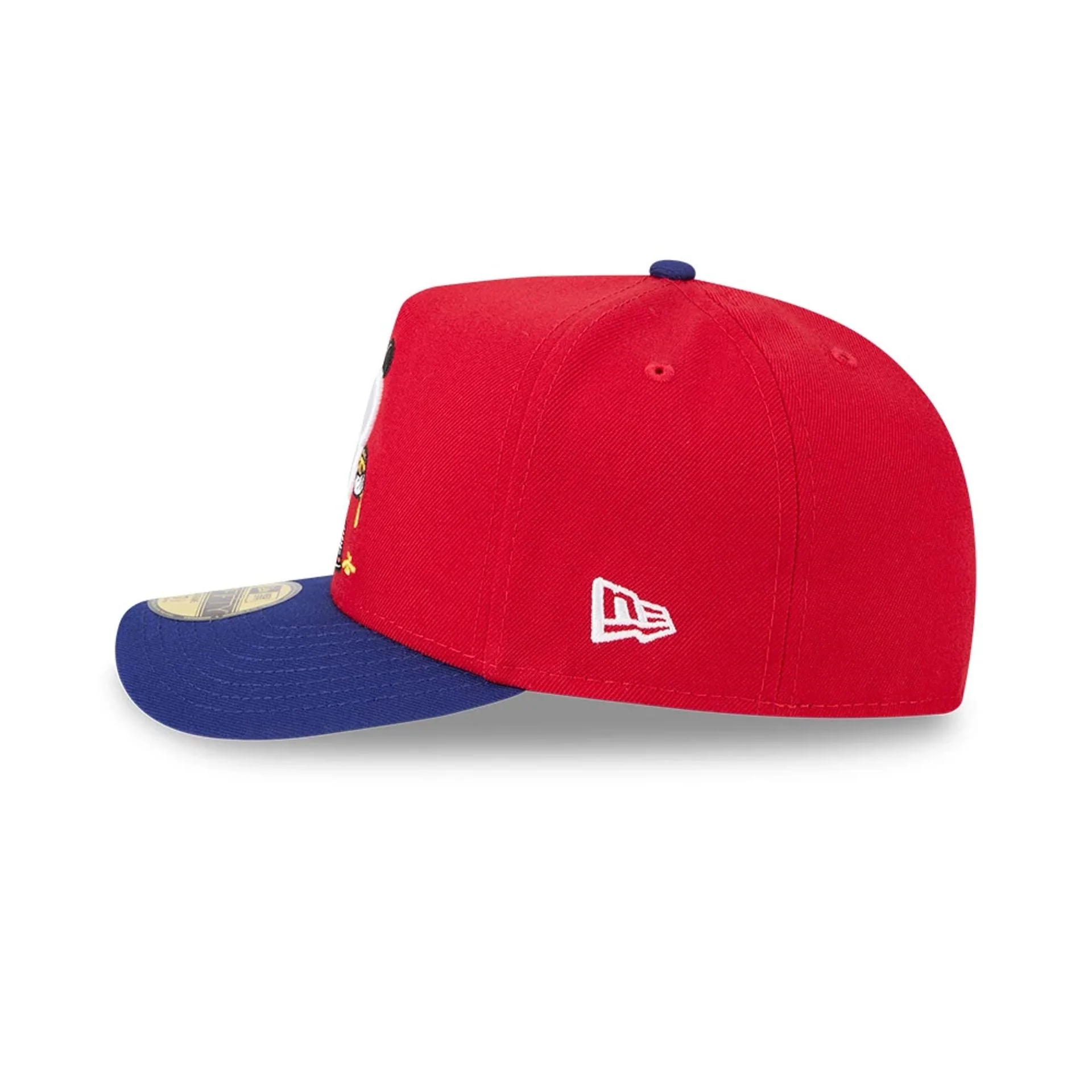 Philadelphia Phillies MLB Cartoon Red 59FIFTY A-Frame Fitted Cap - Image 6