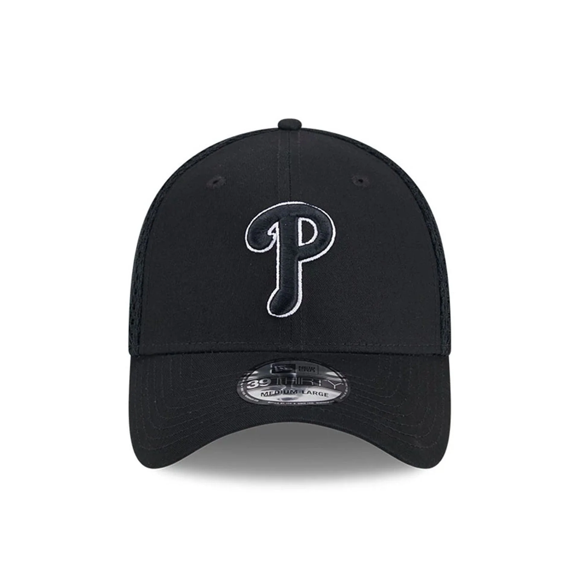 Philadelphia Phillies MLB Evergreen Neo Black 39THIRTY Stretch Fit Cap - Image 3