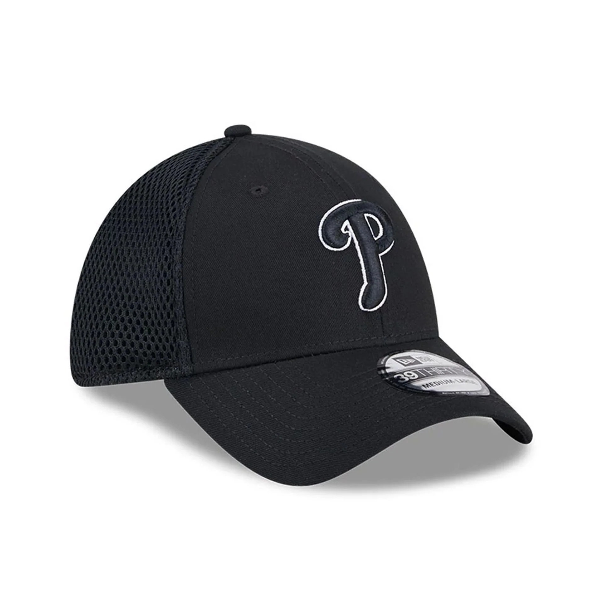 Philadelphia Phillies MLB Evergreen Neo Black 39THIRTY Stretch Fit Cap - Image 4