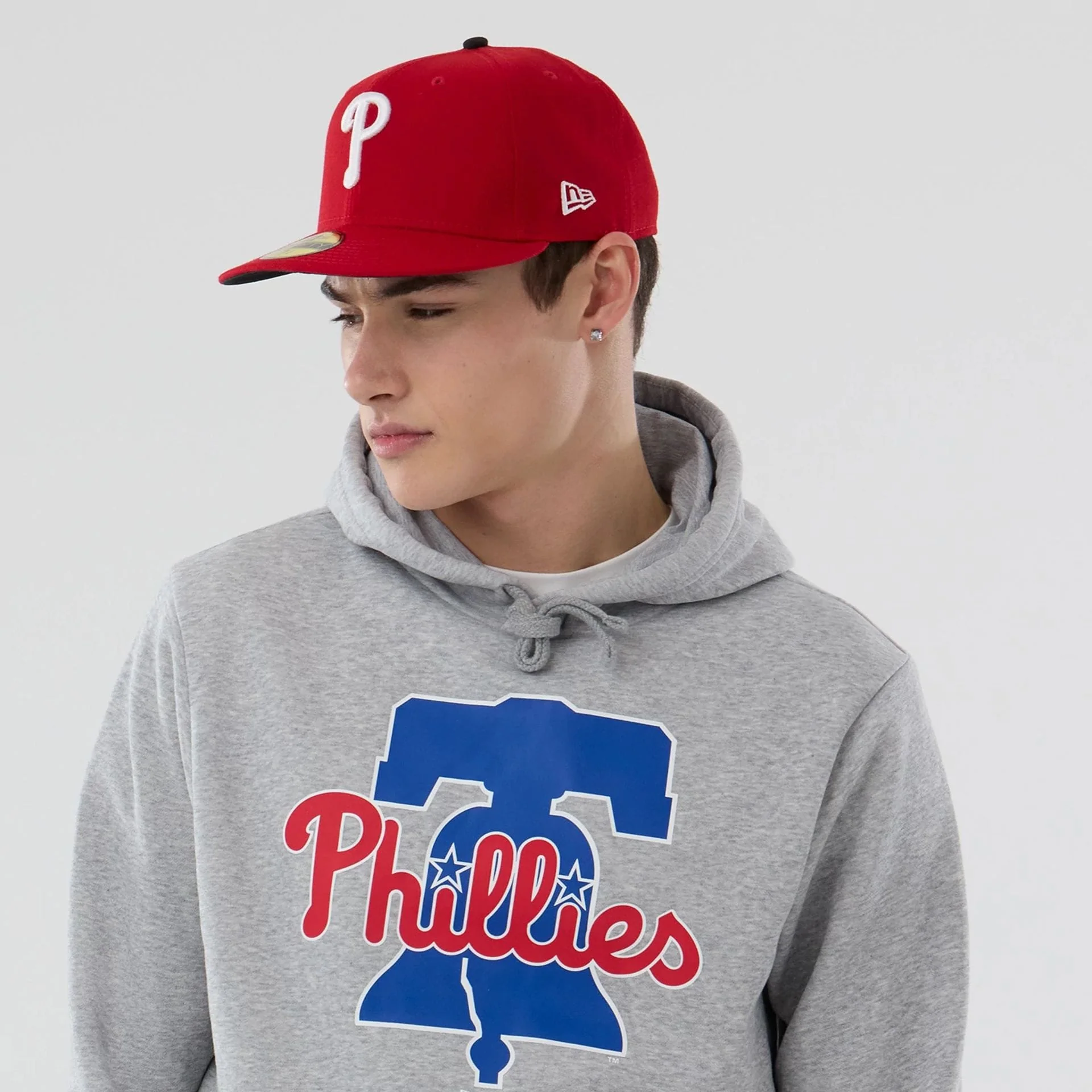 Philadelphia Phillies MLB Grey Pullover Hoodie - Image 6