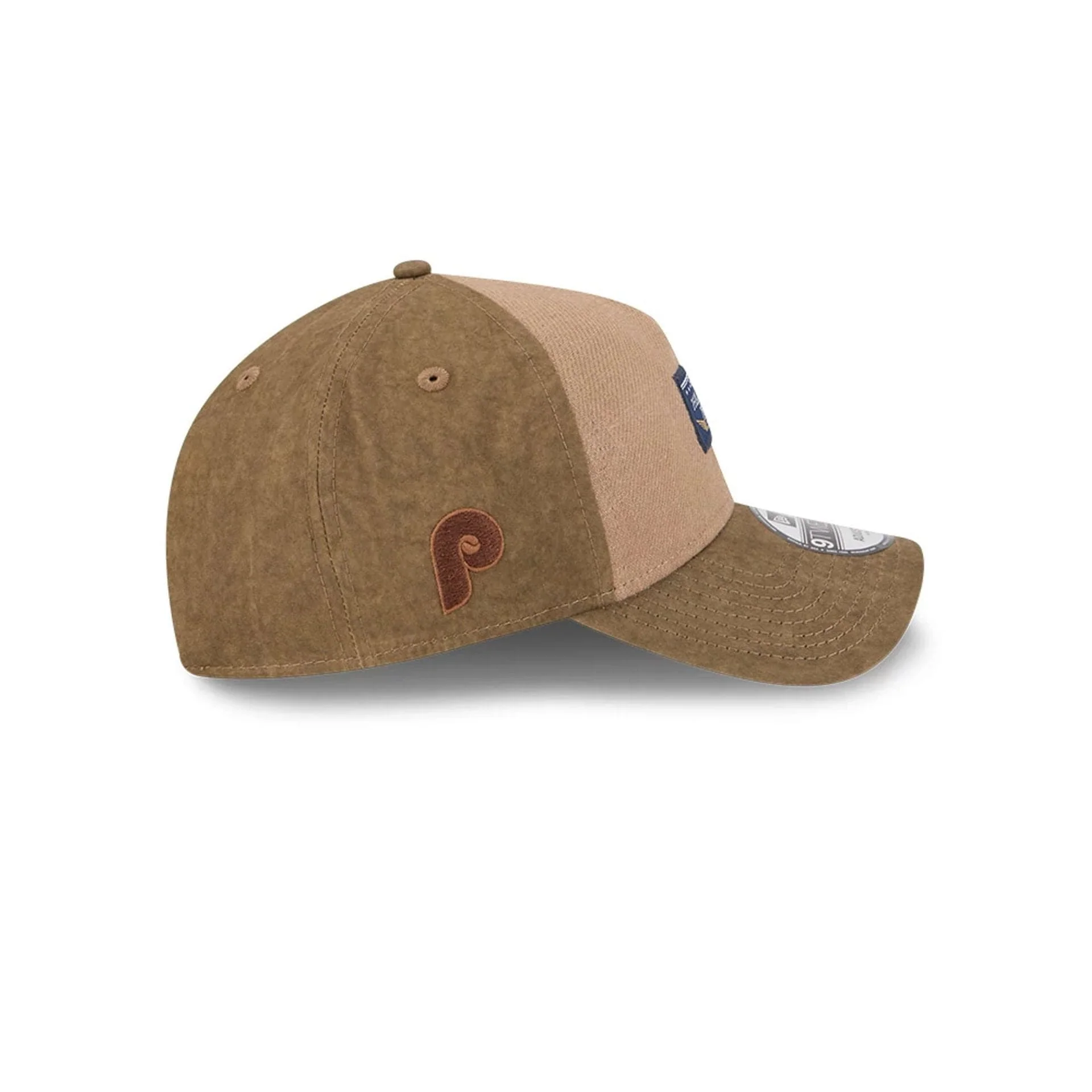 Philadelphia Phillies MLB Open Brown 9TWENTY A-Frame Adjustable Cap - Image 4