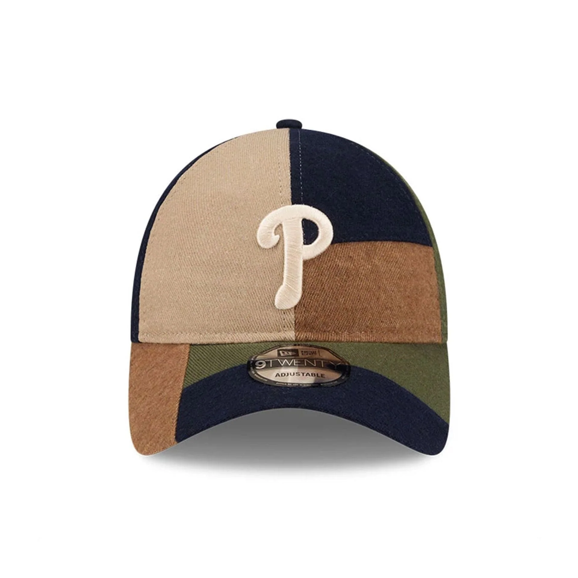 Philadelphia Phillies MLB Patchwork Open Brown 9TWENTY Adjustable Cap - Image 3