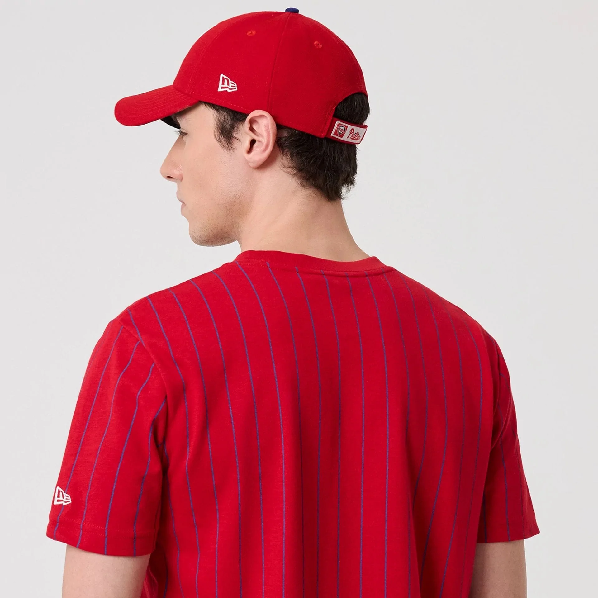 Philadelphia Phillies MLB Pinstripe Red T-Shirt - Image 7