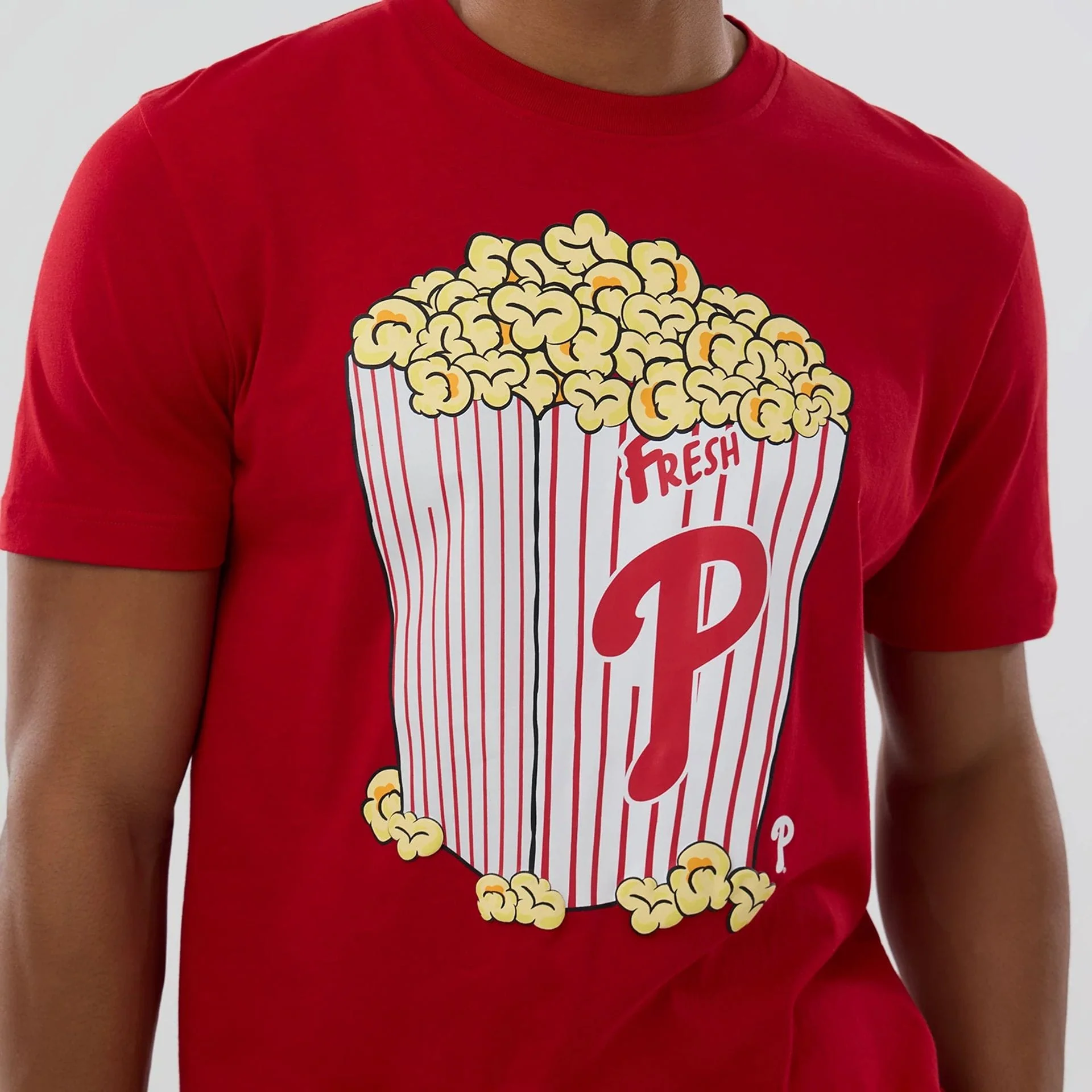 Philadelphia Phillies MLB Popcorn Red T-Shirt - Image 3