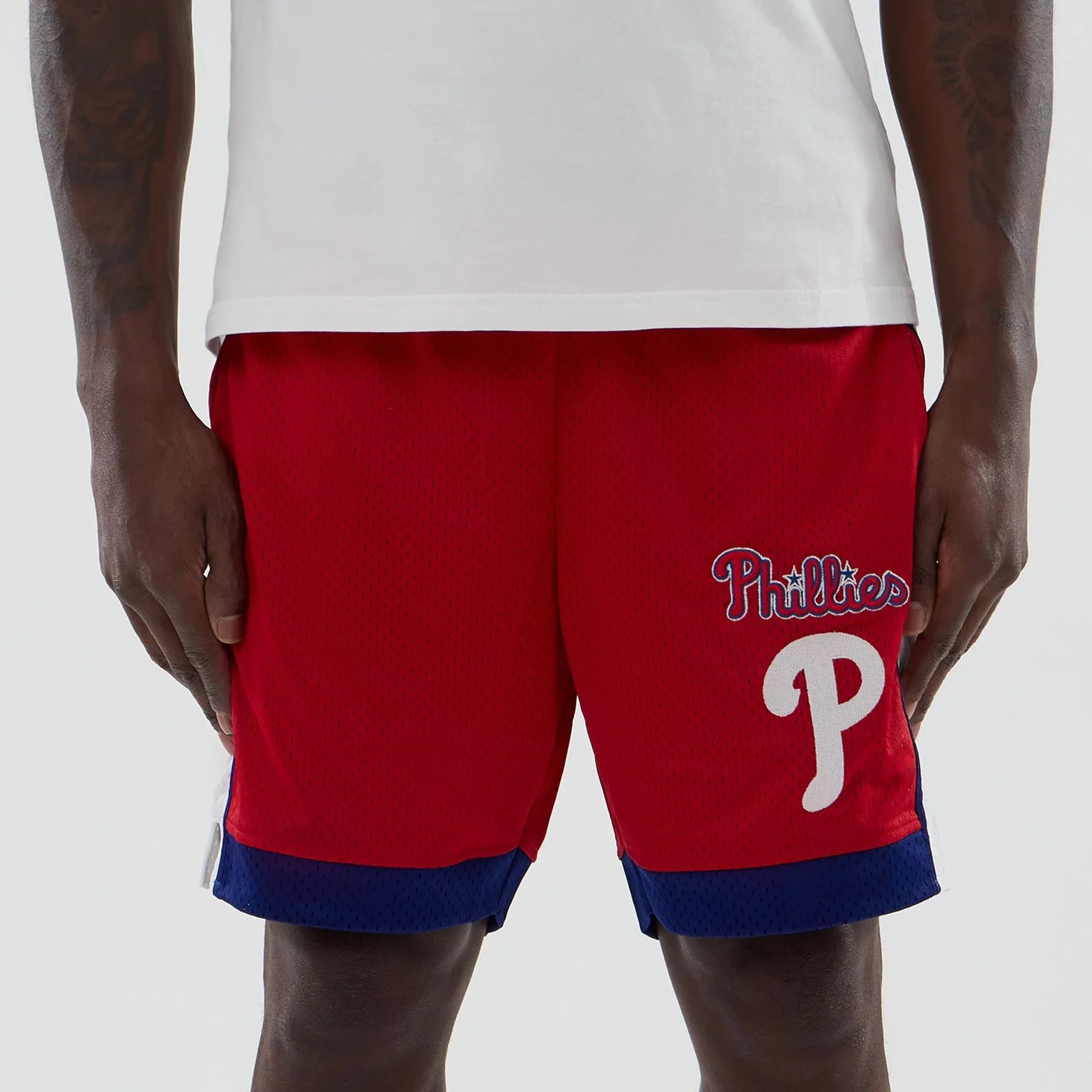 Philadelphia Phillies MLB Red Mesh Shorts - Image 2