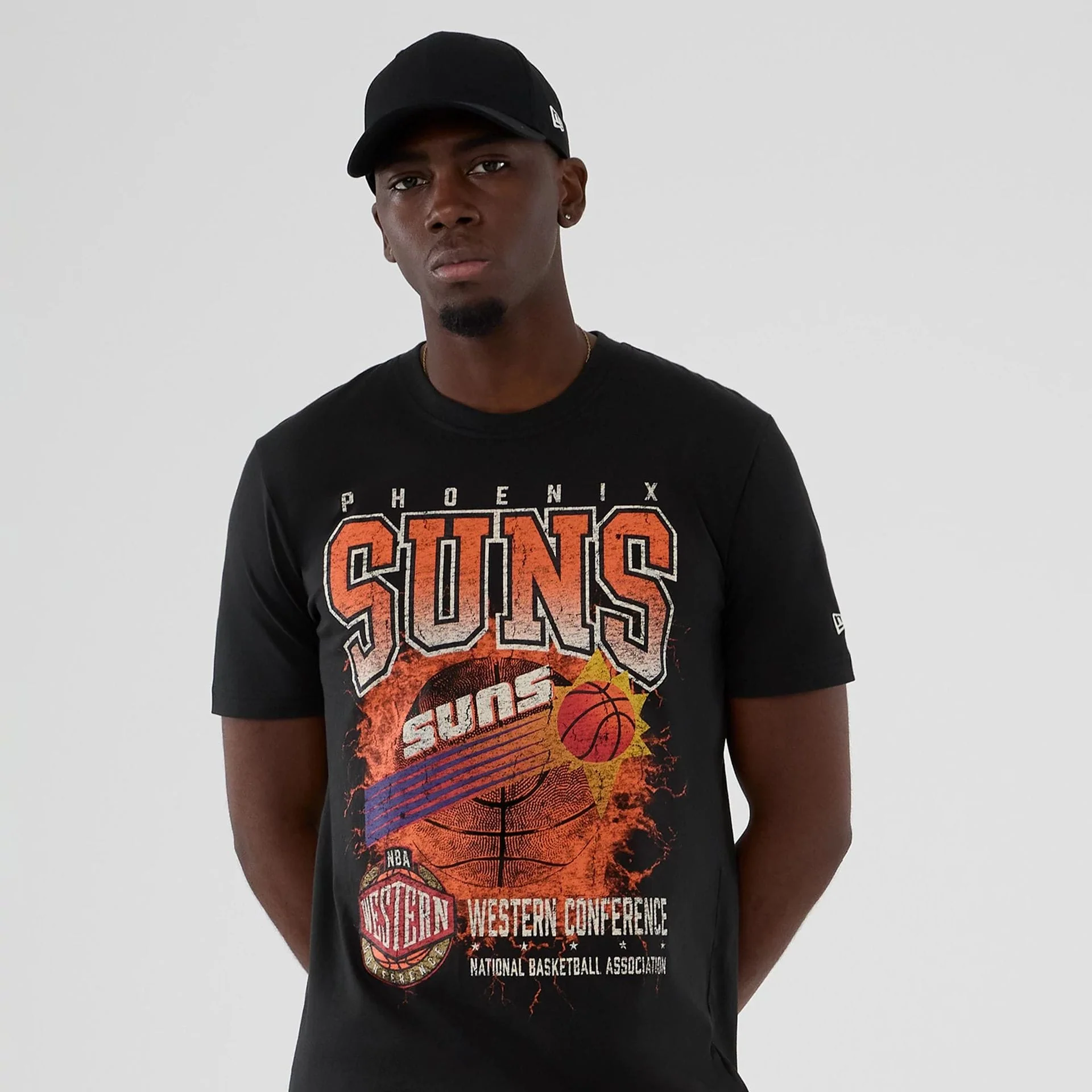 Phoenix Suns NBA Hardwood Classic Black T-Shirt - Image 7