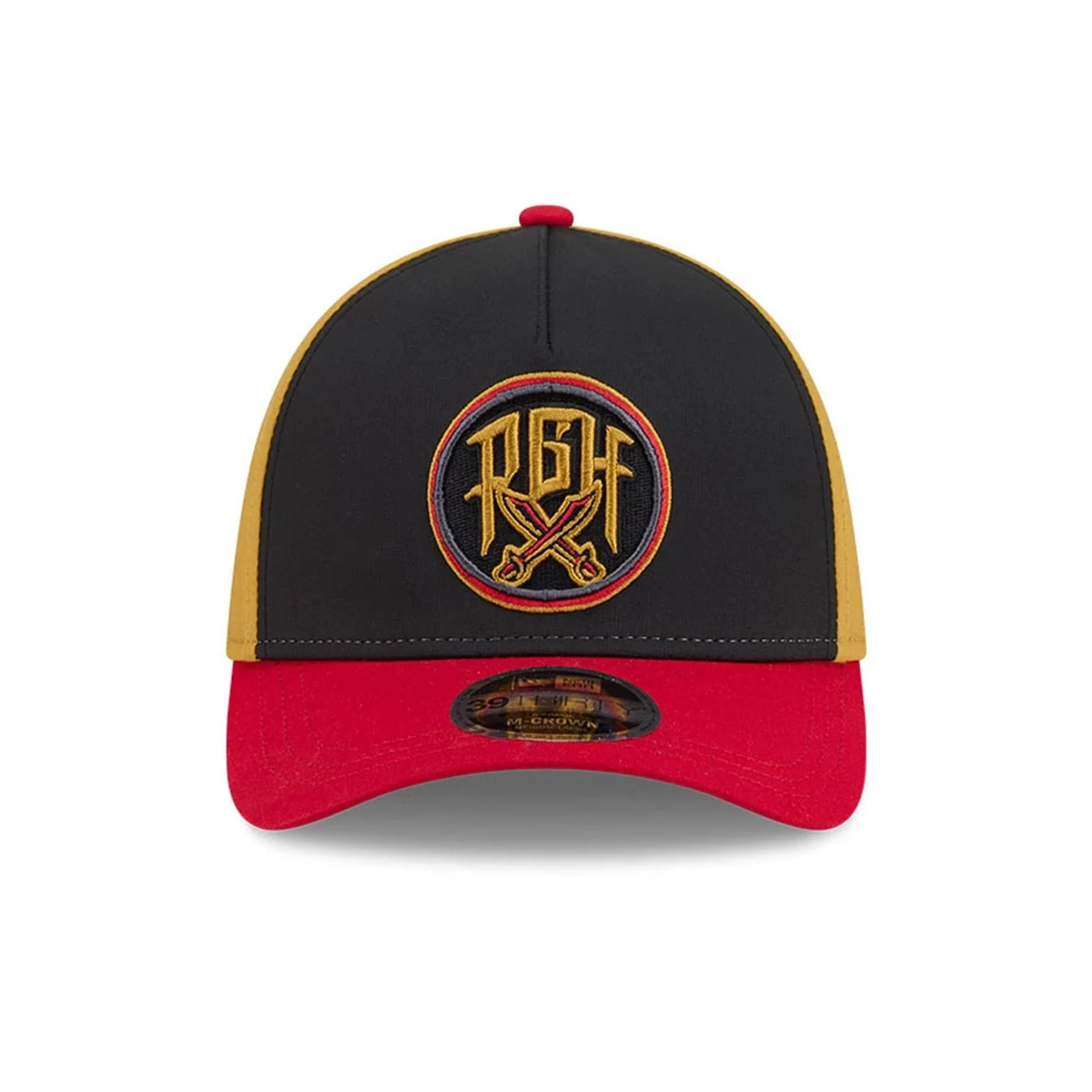 Pirates MLB City Connect Black 39THIRTY M-Crown A-Frame Stretch Fit Cap - Image 3