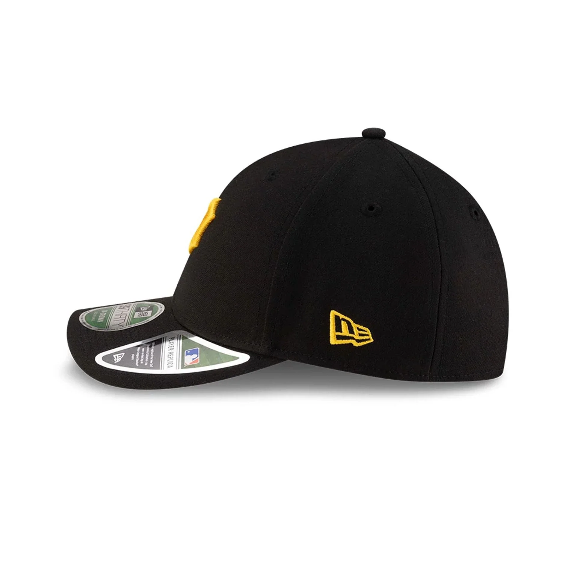 Pirates MLB Player Replica Black 39THIRTY M-Crown Stretch Fit Cap - Image 5