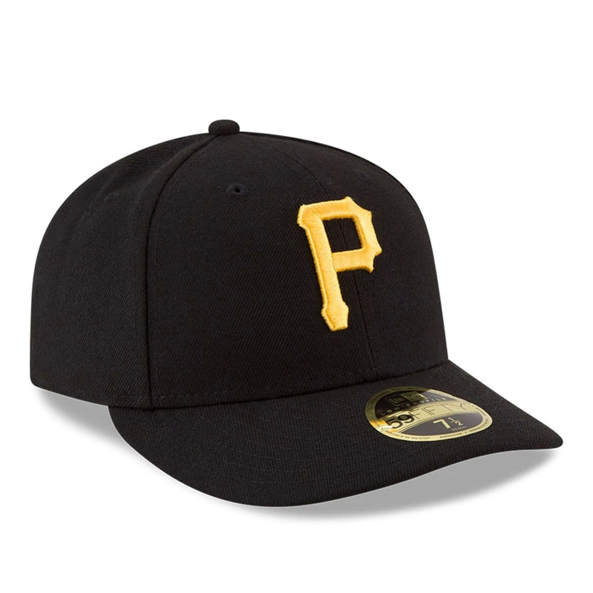 Pittsburgh Pirates Authentic Collection Black Low Profile 59FIFTY Fitted Cap - Image 3