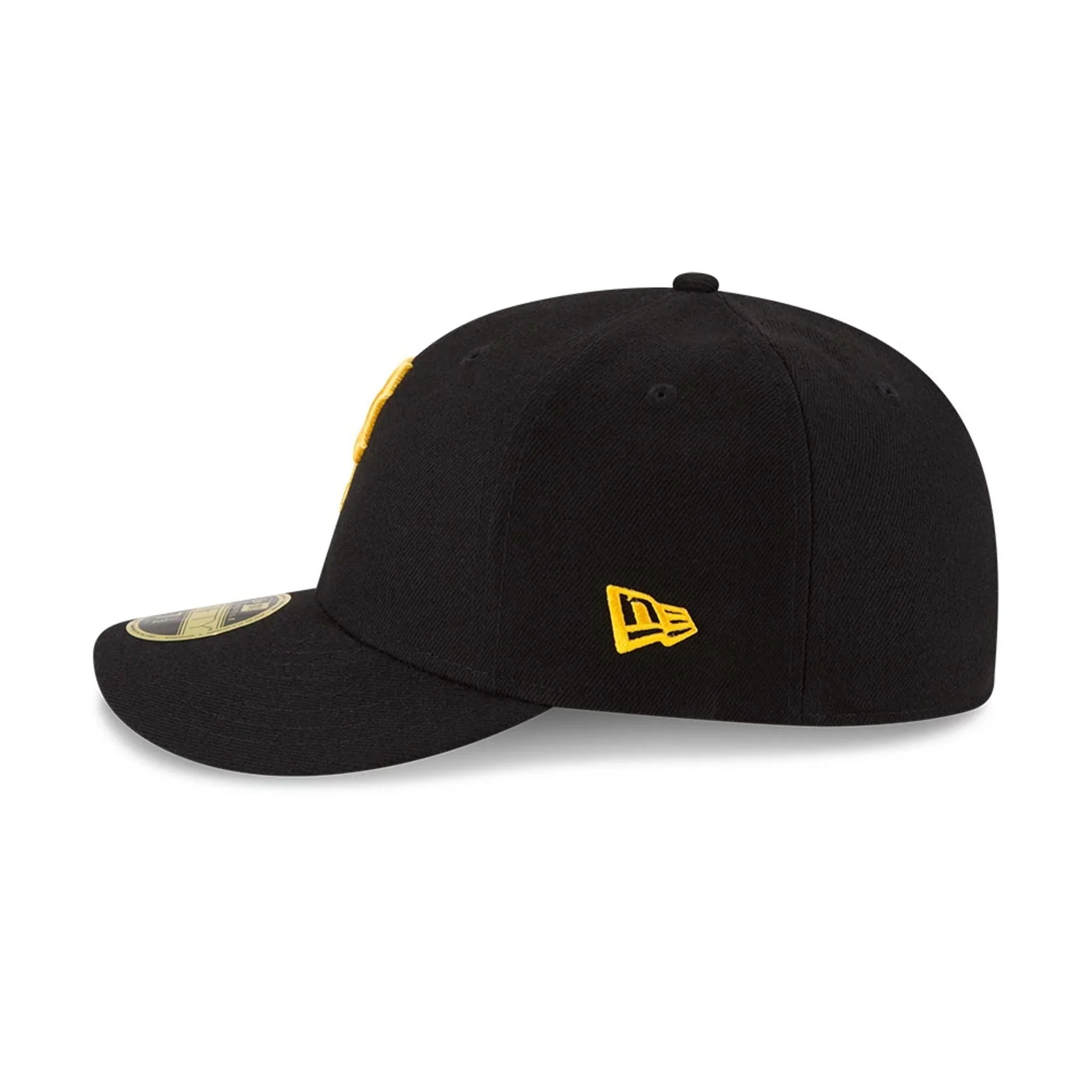 Pittsburgh Pirates Authentic Collection Black Low Profile 59FIFTY Fitted Cap - Image 4