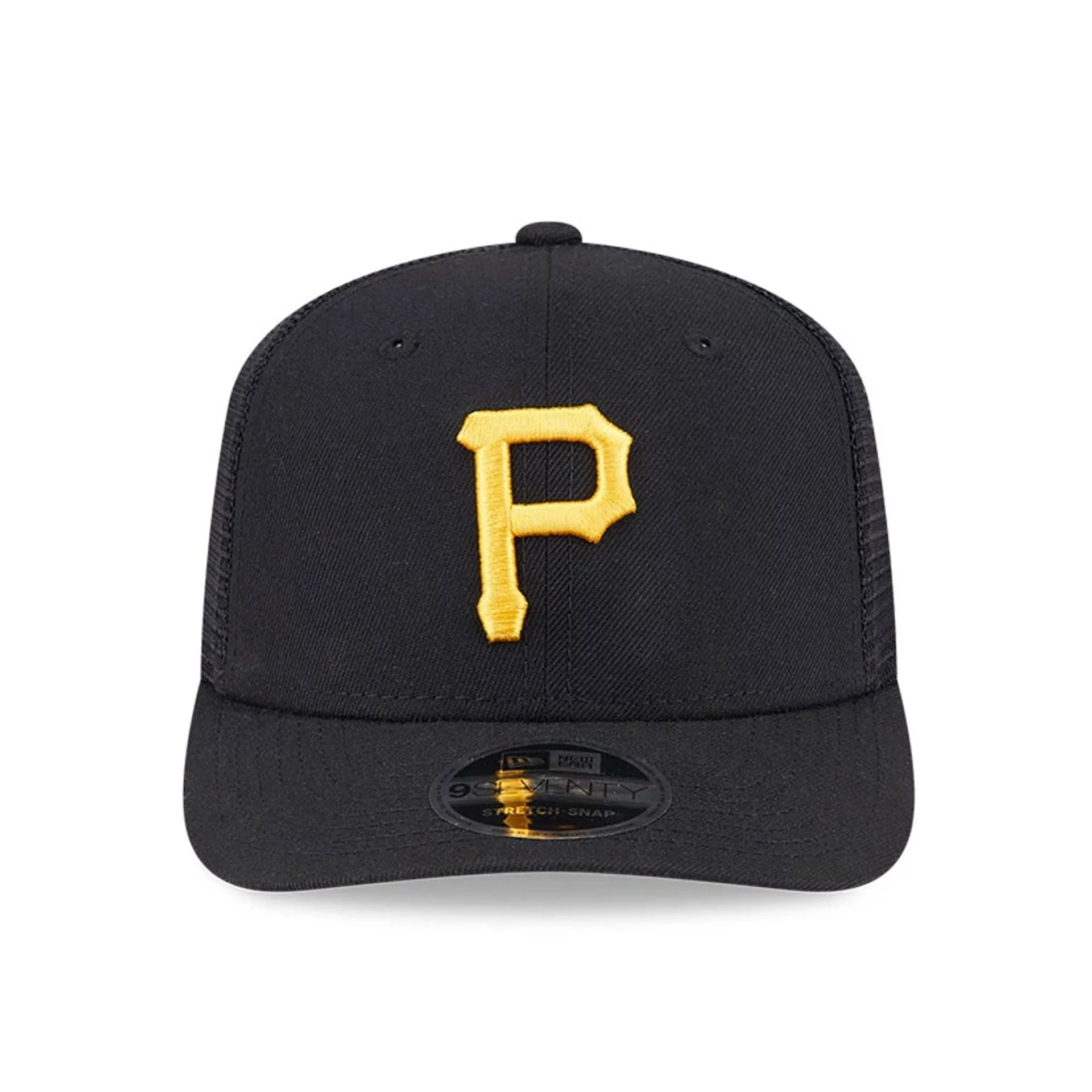 Pittsburgh Pirates MLB Evergreen Black 9SEVENTY Stretch Snap Cap - Image 3