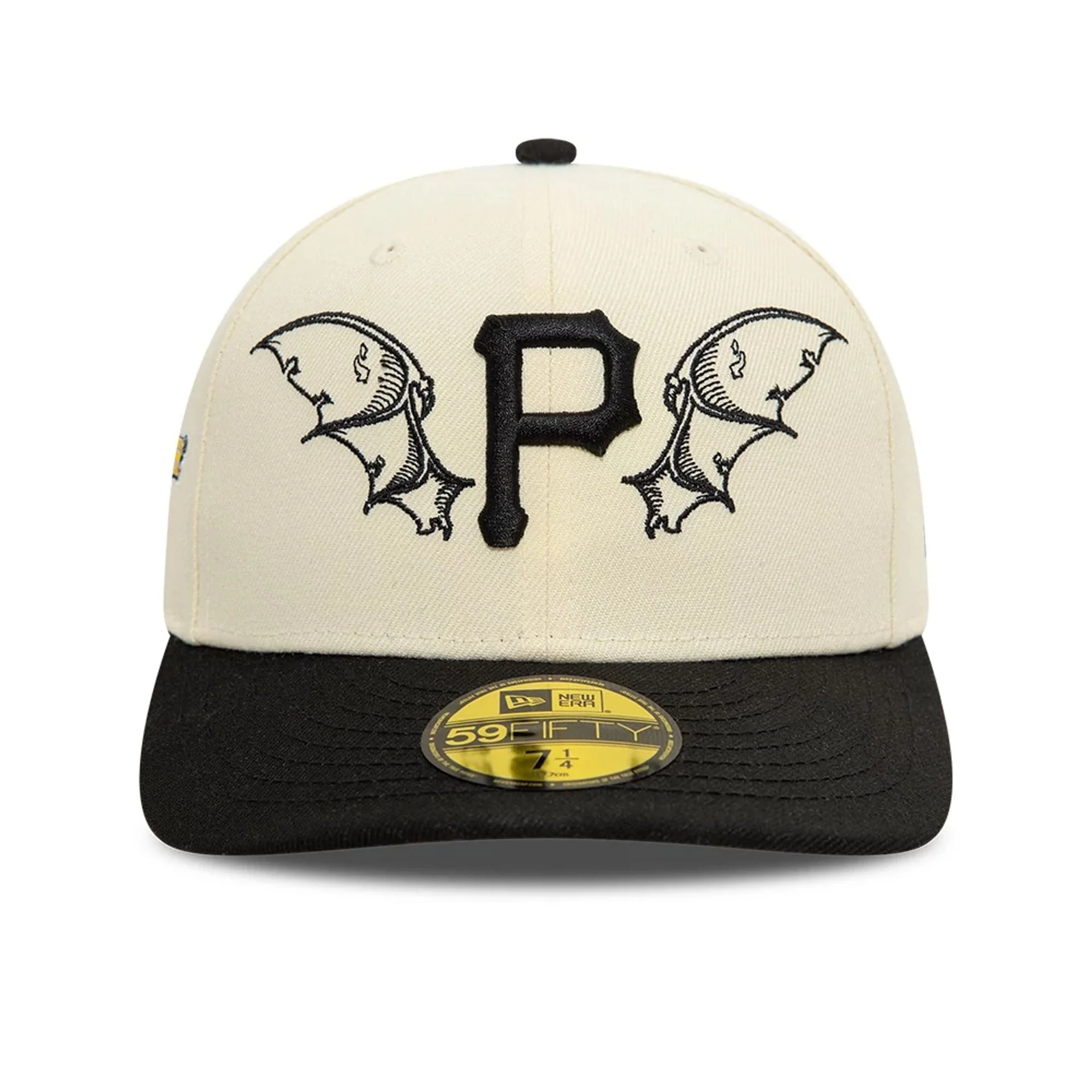 Pittsburgh Pirates MLB Team Wings Light Beige 59FIFTY Fitted Cap - Image 4