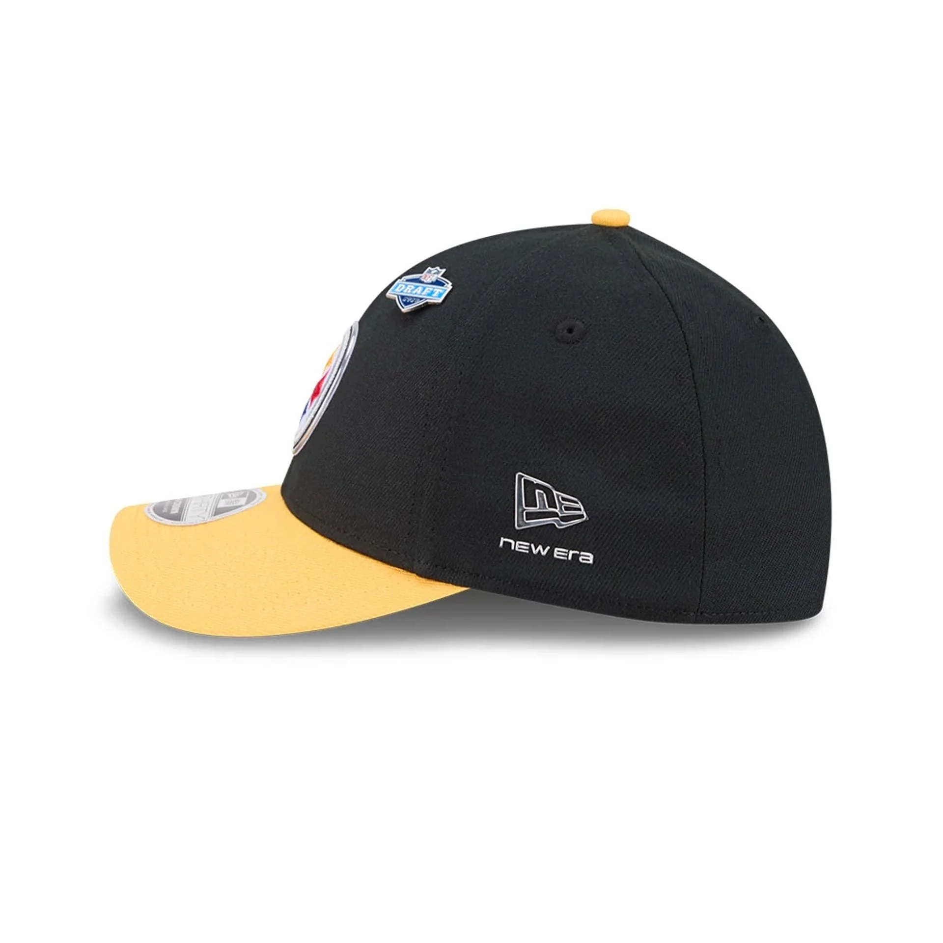 Pittsburgh Steelers NFL Draft 2026 Black 39THIRTY M-Crown Stretch Fit Cap - Image 4