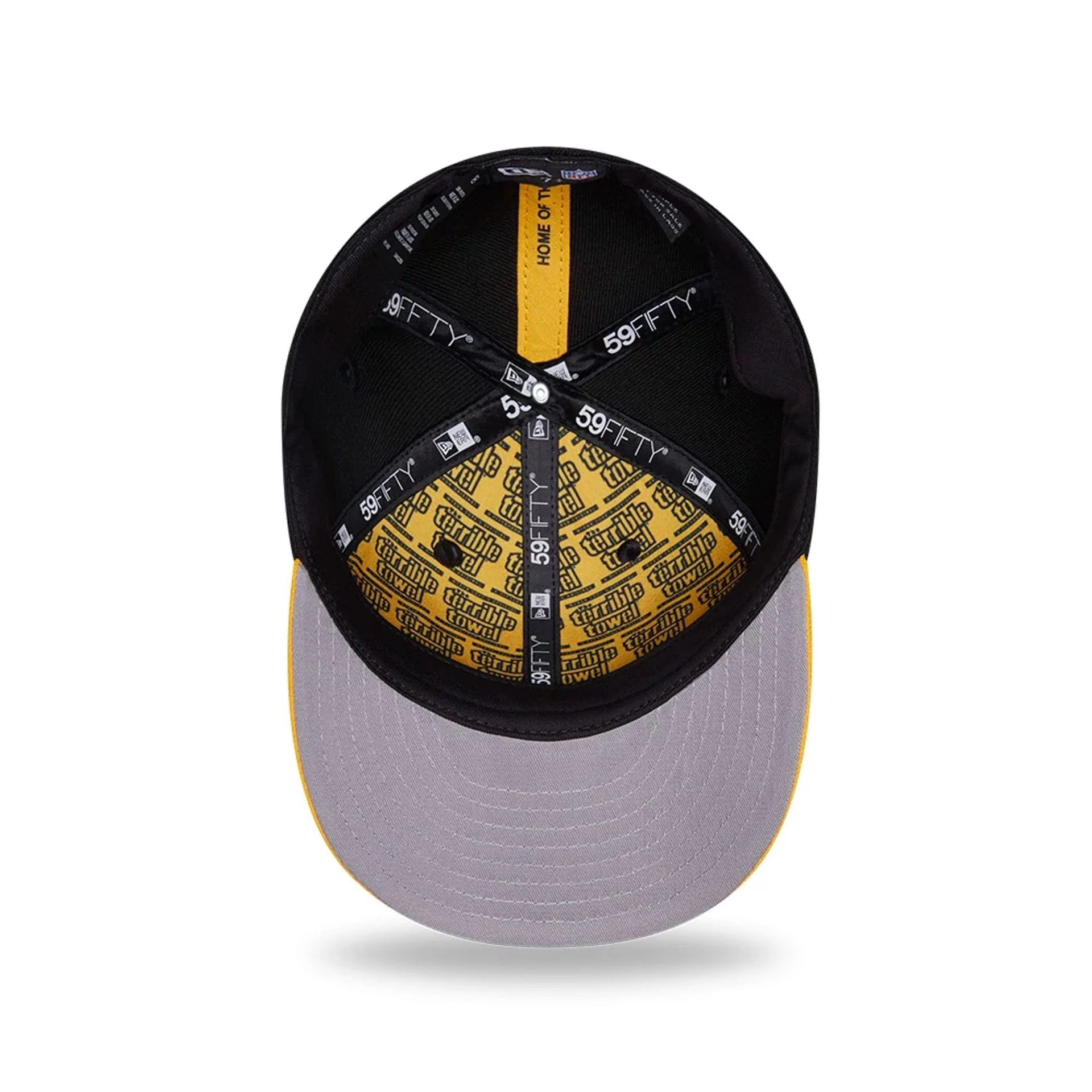Pittsburgh Steelers NFL Draft 2026 Black 59FIFTY Fitted Cap - Image 2
