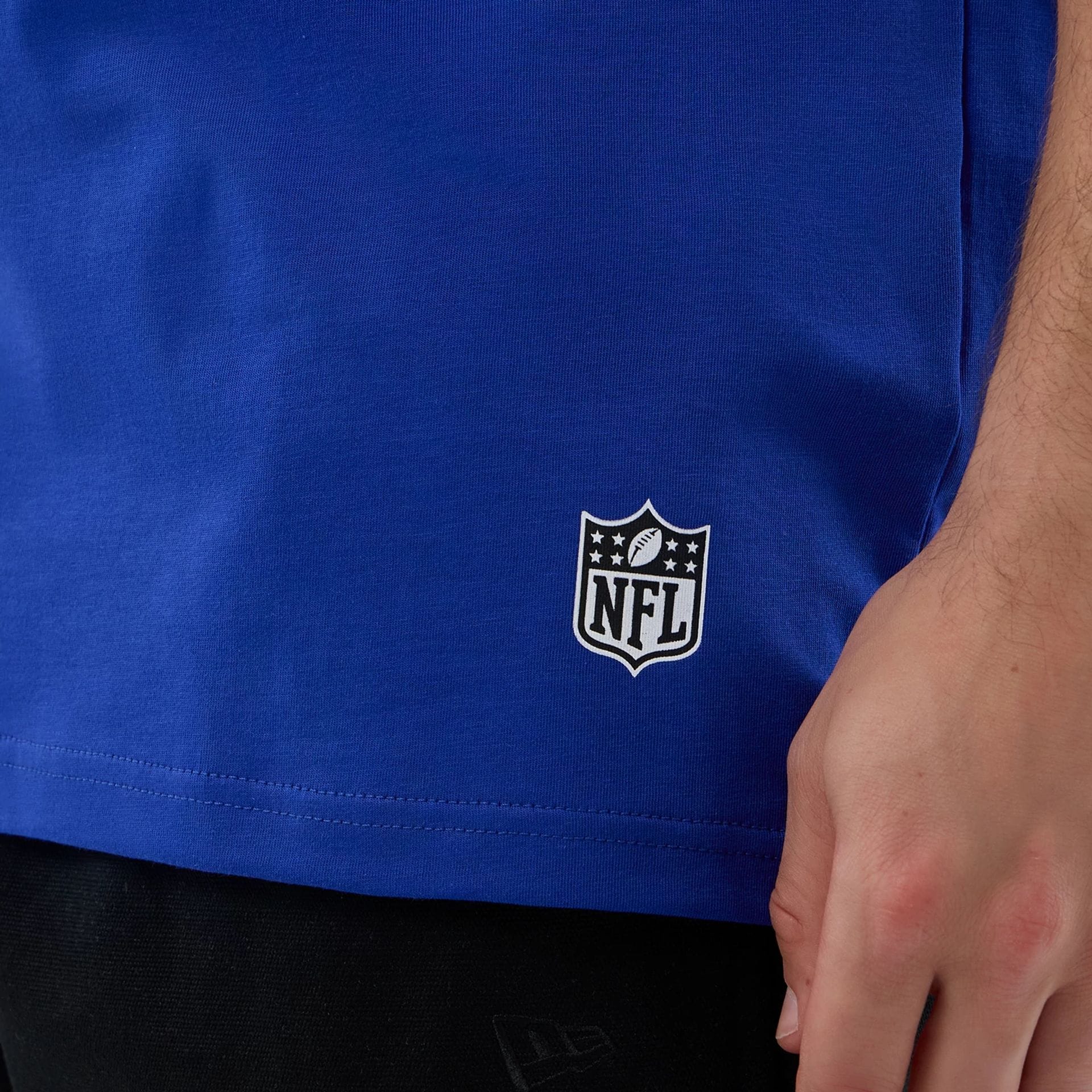 Pittsburgh Steelers NFL International Series Games Blue Oversized T-Shirt - Image 5