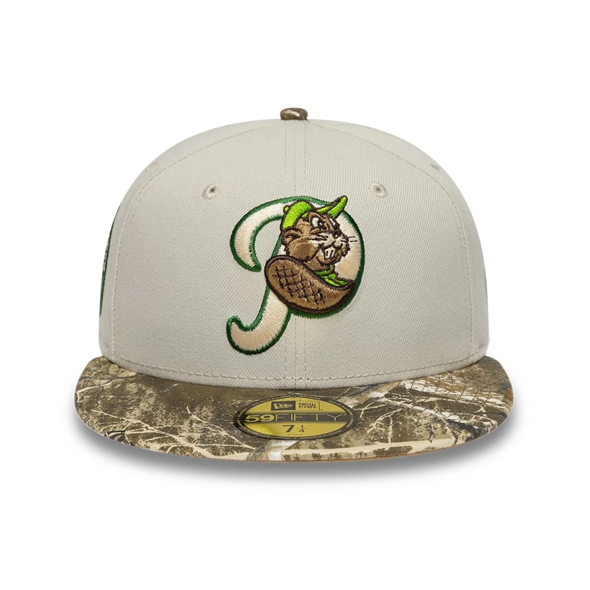 Portland Beavers MiLB Hometown Beige 59FIFTY Fitted Cap - Image 3