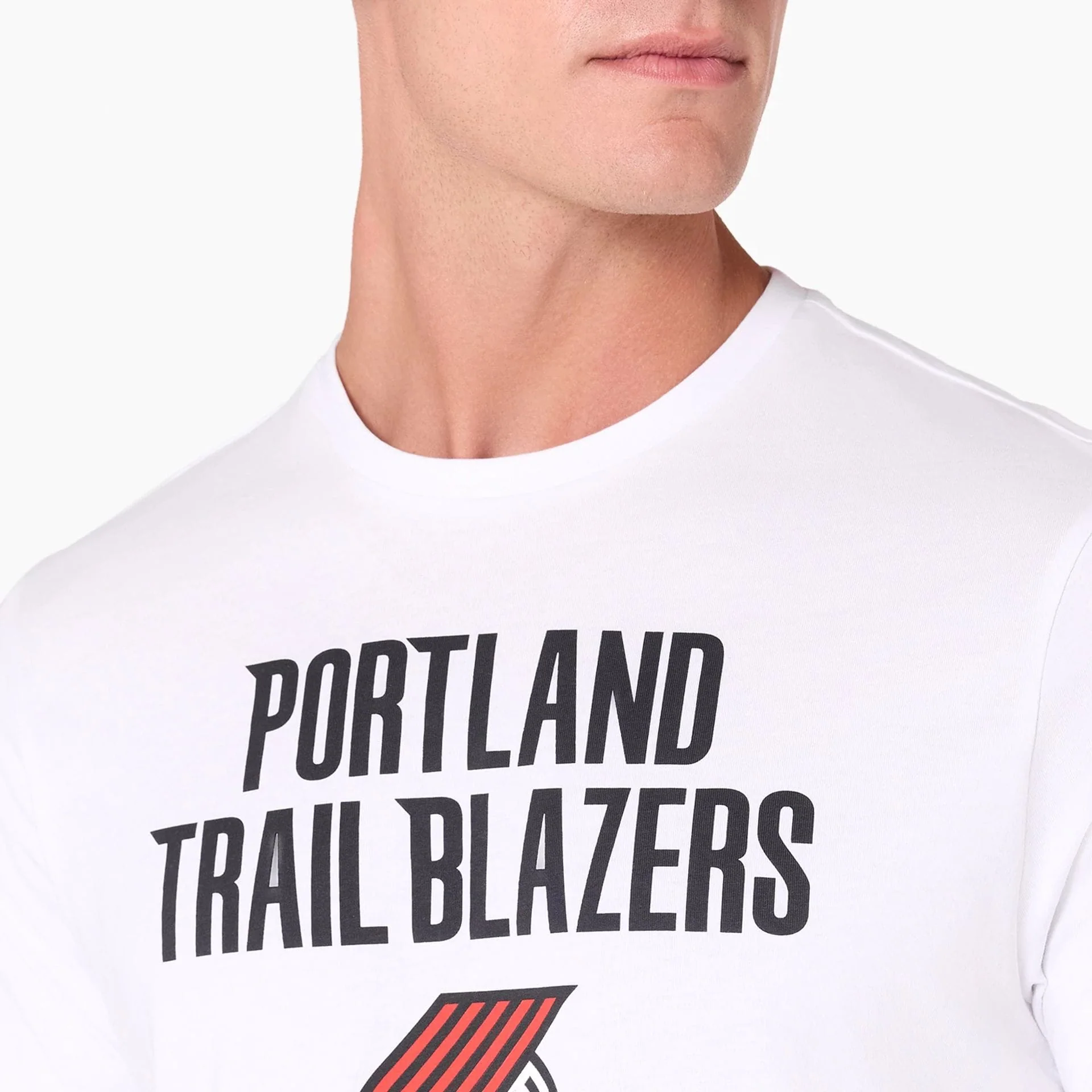 Portland Trail Blazers NBA White T-Shirt - Image 3