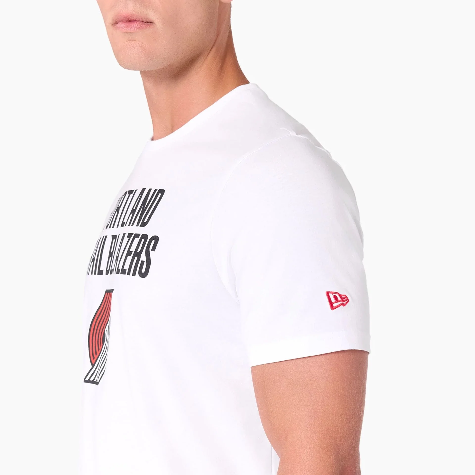 Portland Trail Blazers NBA White T-Shirt - Image 4