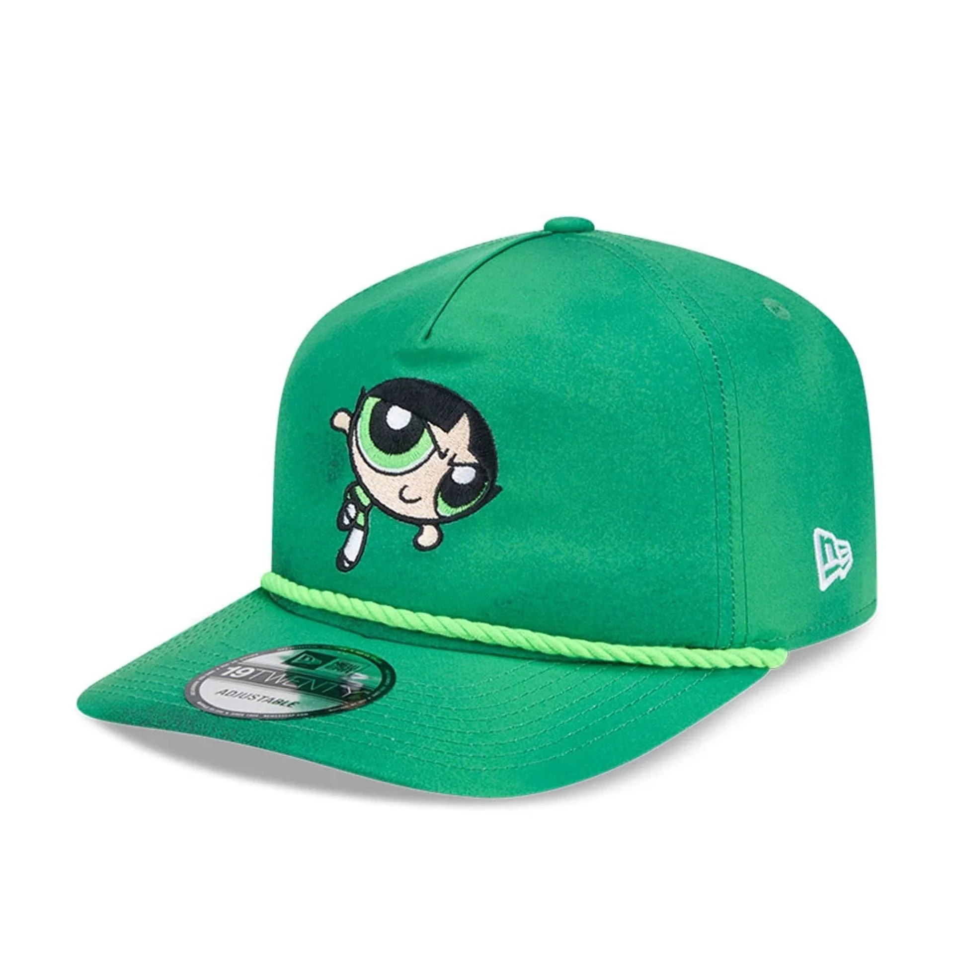Power Puff Girls Buttercup Bright Green 19TWENTY Adjustable Cap - Image 4