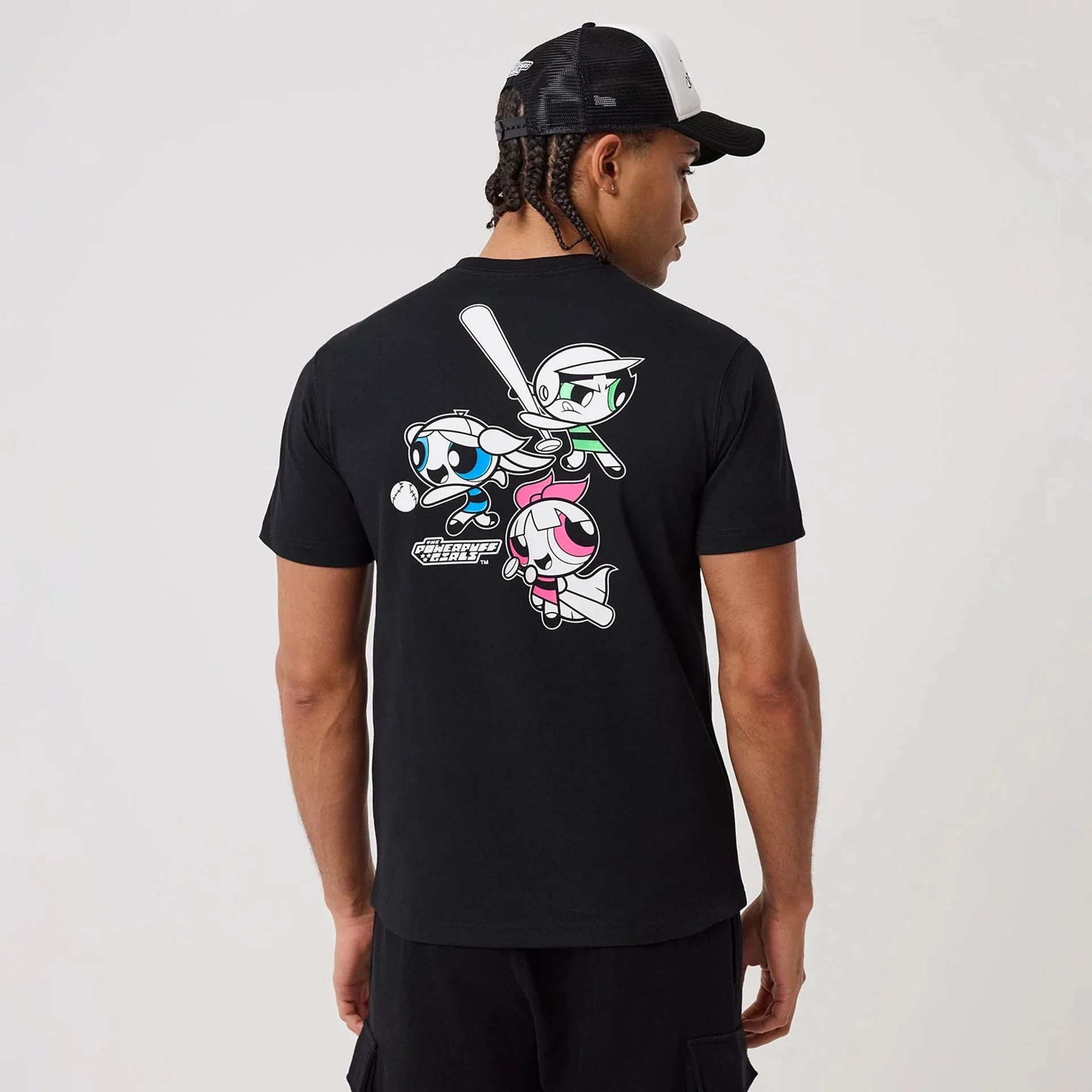 Powerpuff Girls Powerpuff Girls Black T-Shirt - Image 2