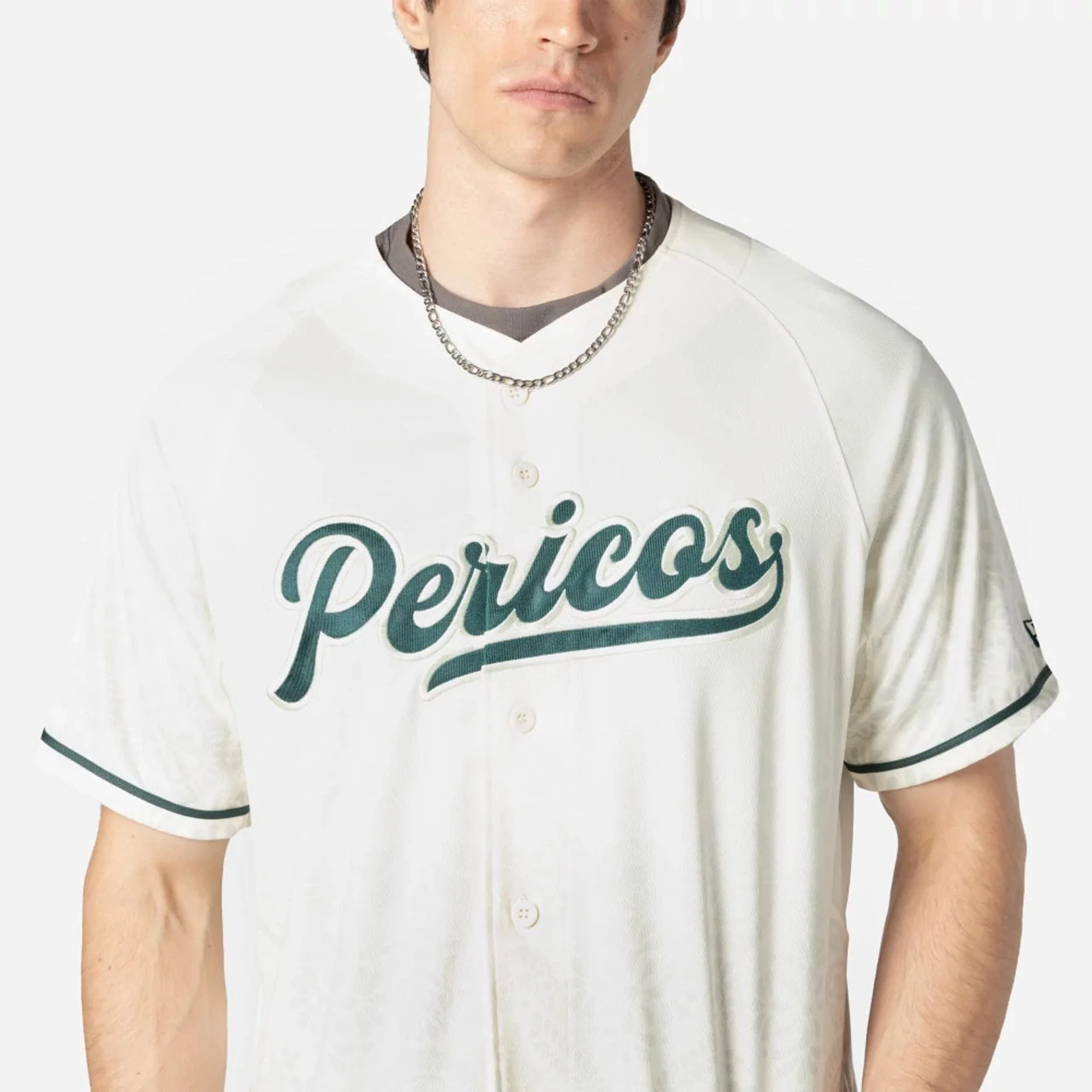 Puebla Pericos Mexico LMB On Field White On-Field Jersey - Image 3