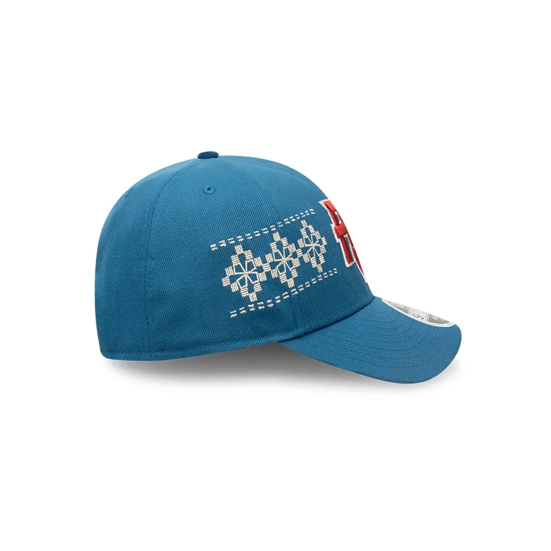 Puerto Rico WBC Latin Embroidery Blue 9FORTY M-Crown A-Frame Adjustable Cap - Image 5