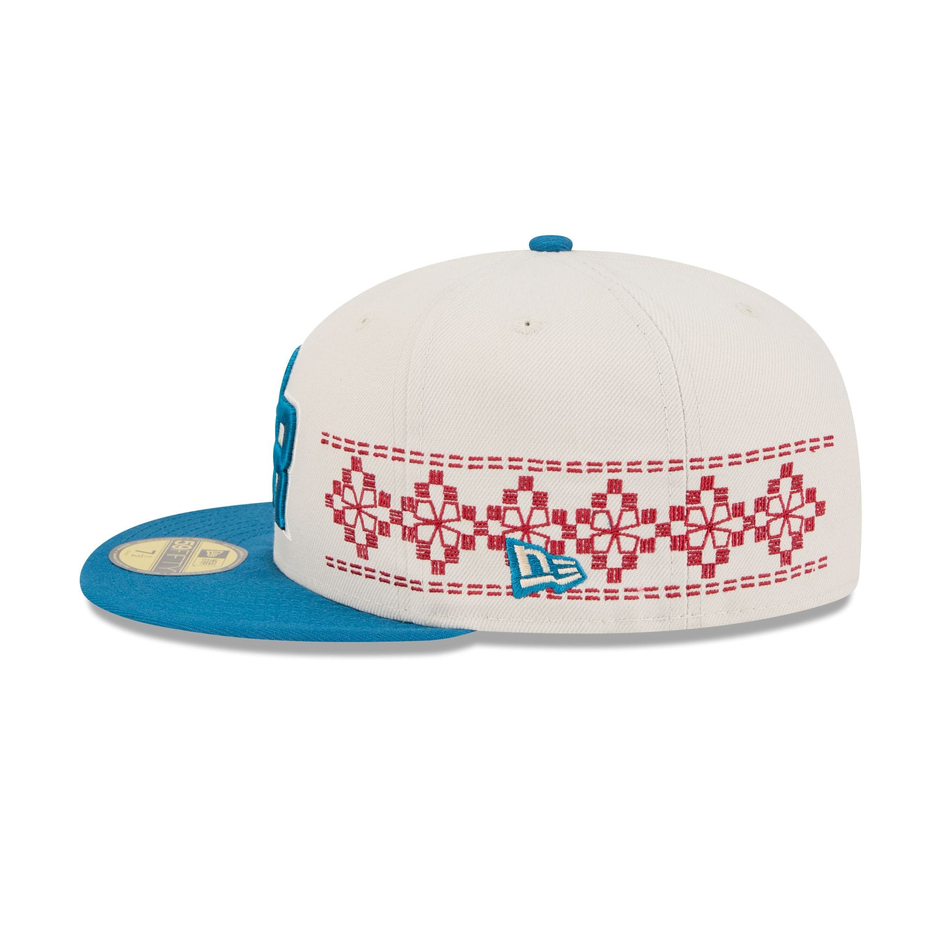 Puerto Rico WBC Latin Embroidery Light Beige 59FIFTY Fitted Cap - Image 5
