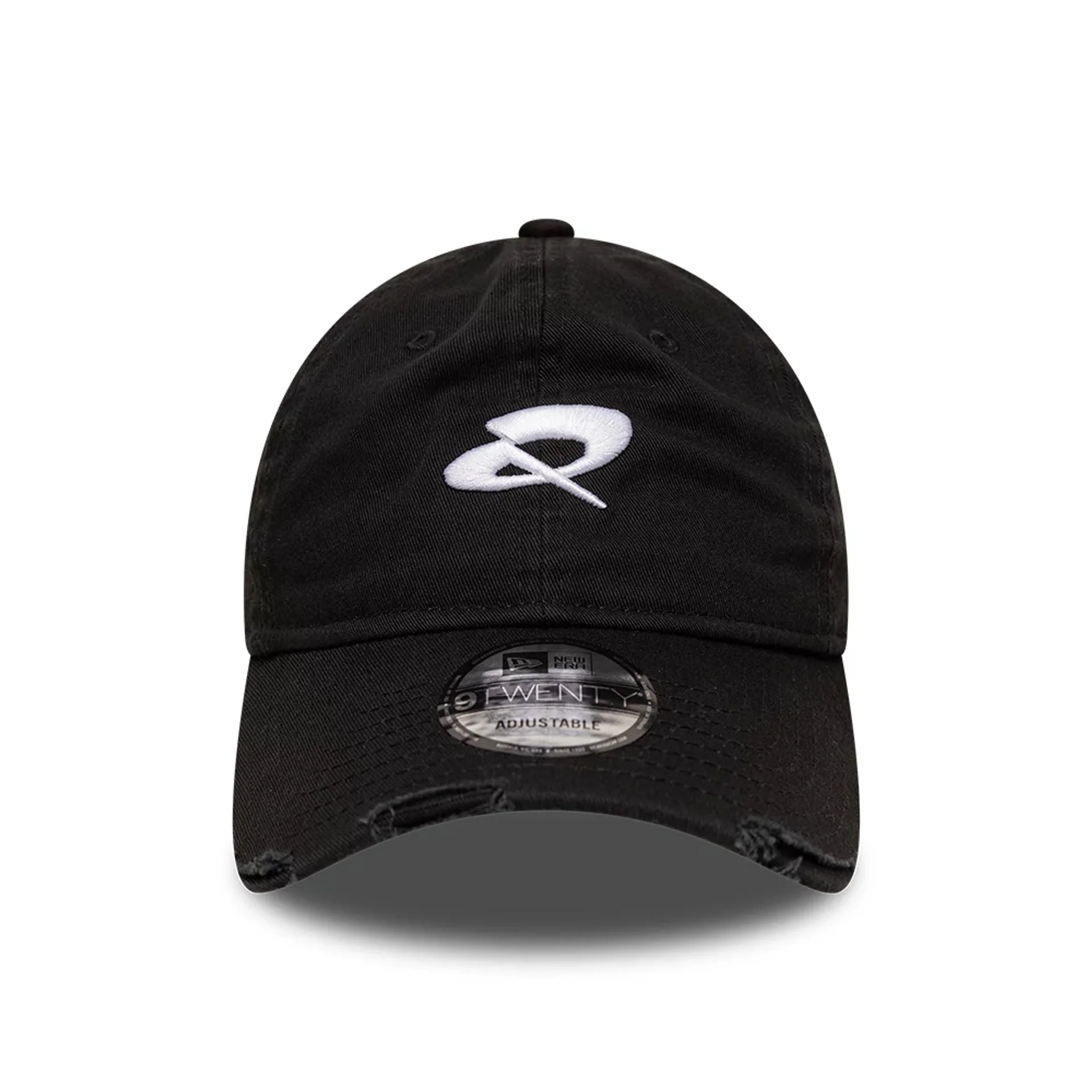 Quadrant X New Era Distressed Black 9TWENTY Cap - Image 2
