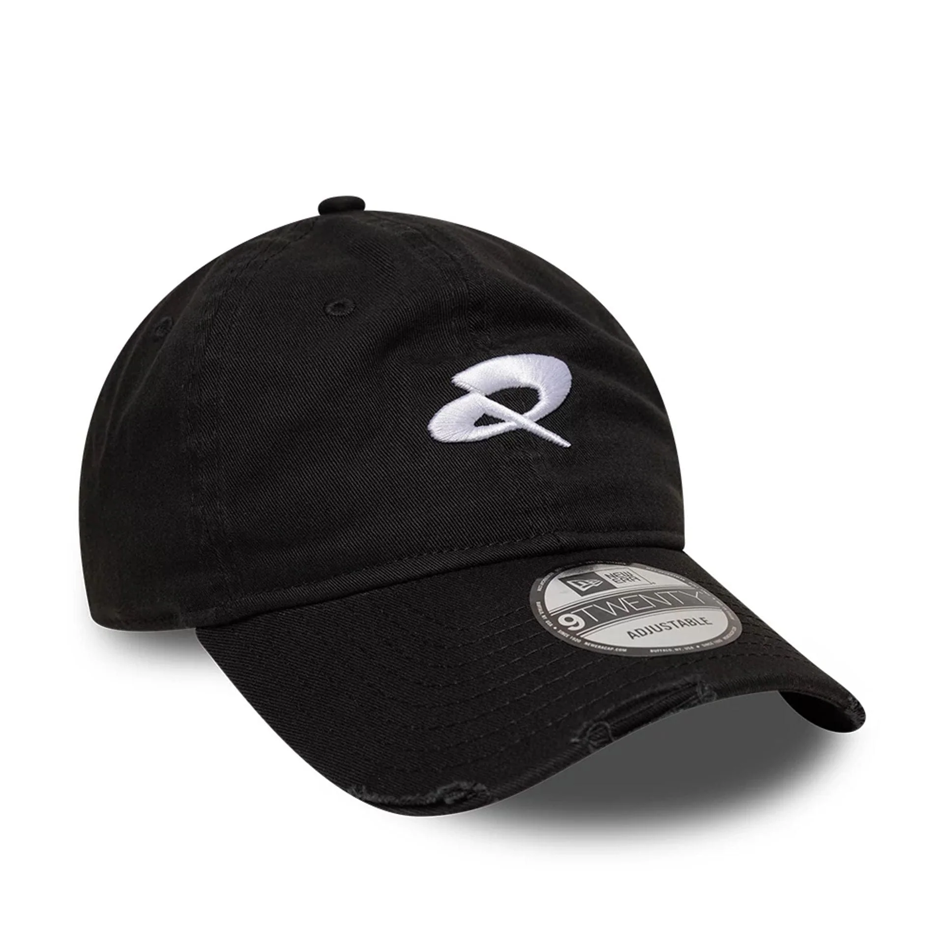 Quadrant X New Era Distressed Black 9TWENTY Cap - Image 3