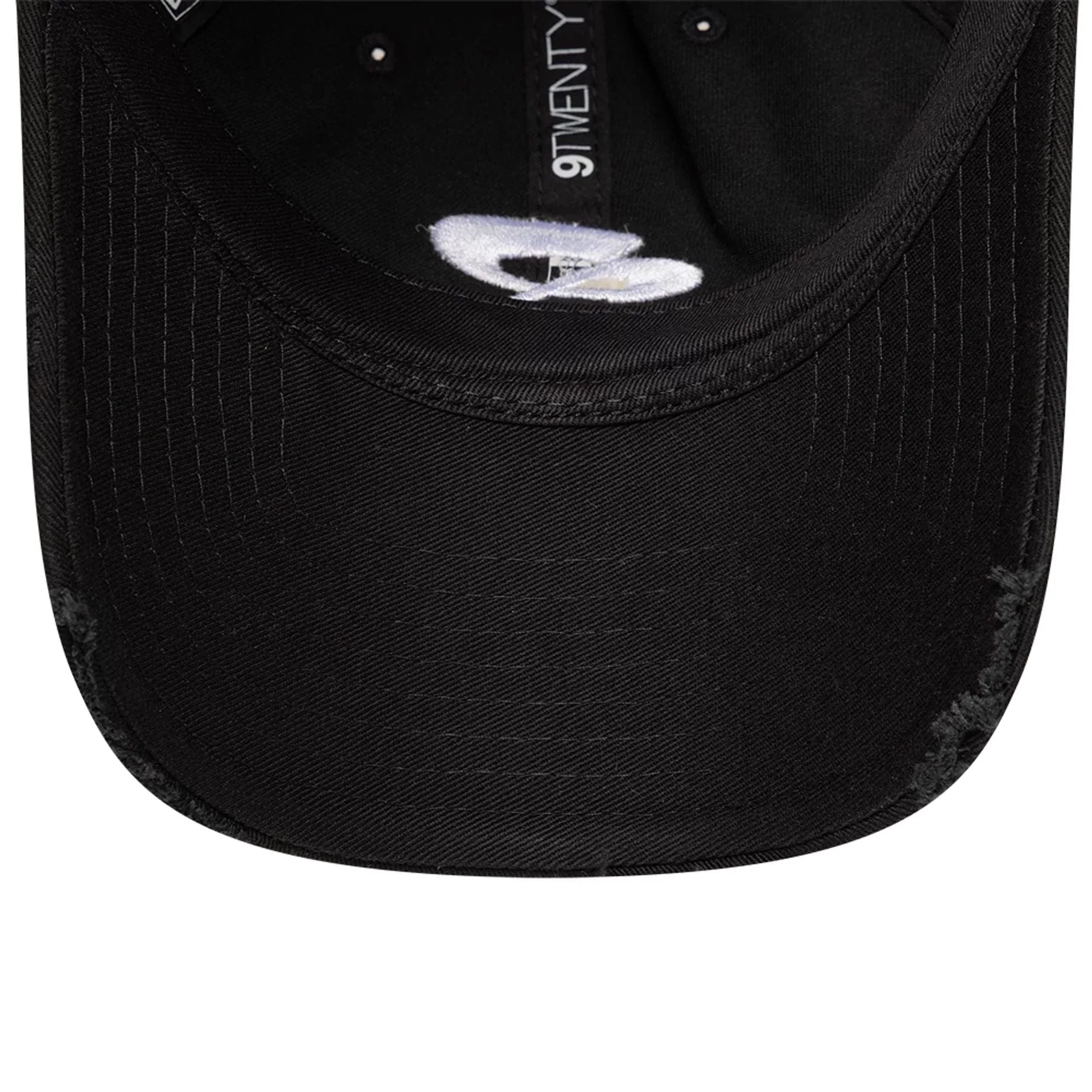 Quadrant X New Era Distressed Black 9TWENTY Cap - Image 7