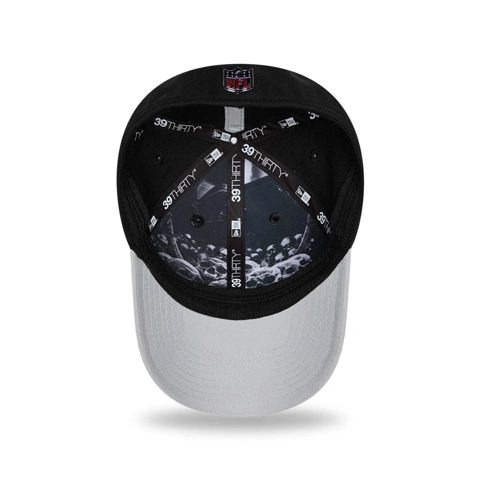 Raiders NFL Draft 2026 Black 39THIRTY M-Crown Stretch Fit Cap - Image 2