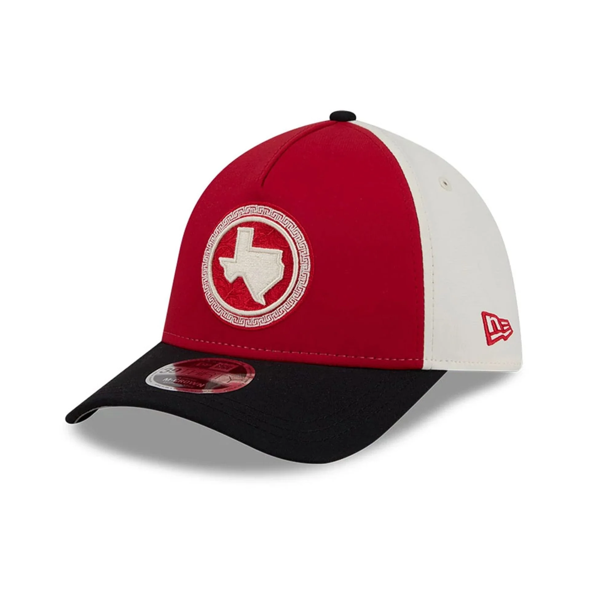 Rangers MLB City Connect Red 39THIRTY M-Crown A-Frame Stretch Fit Cap - Image 4