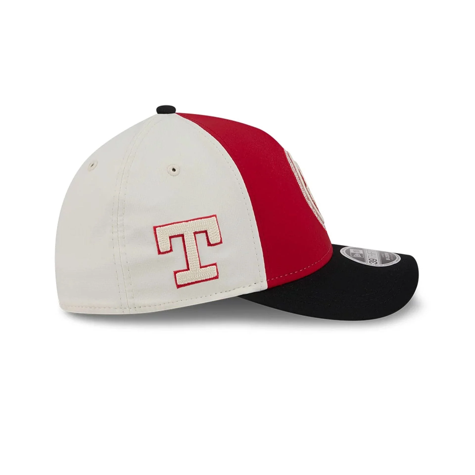 Rangers MLB City Connect Red 39THIRTY M-Crown A-Frame Stretch Fit Cap - Image 6