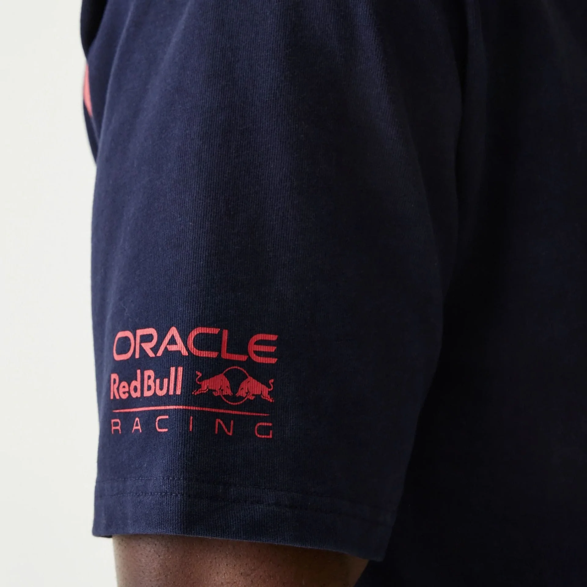 Red Bull Racing Back Graphic Dark Blue Oversized T-Shirt - Image 5