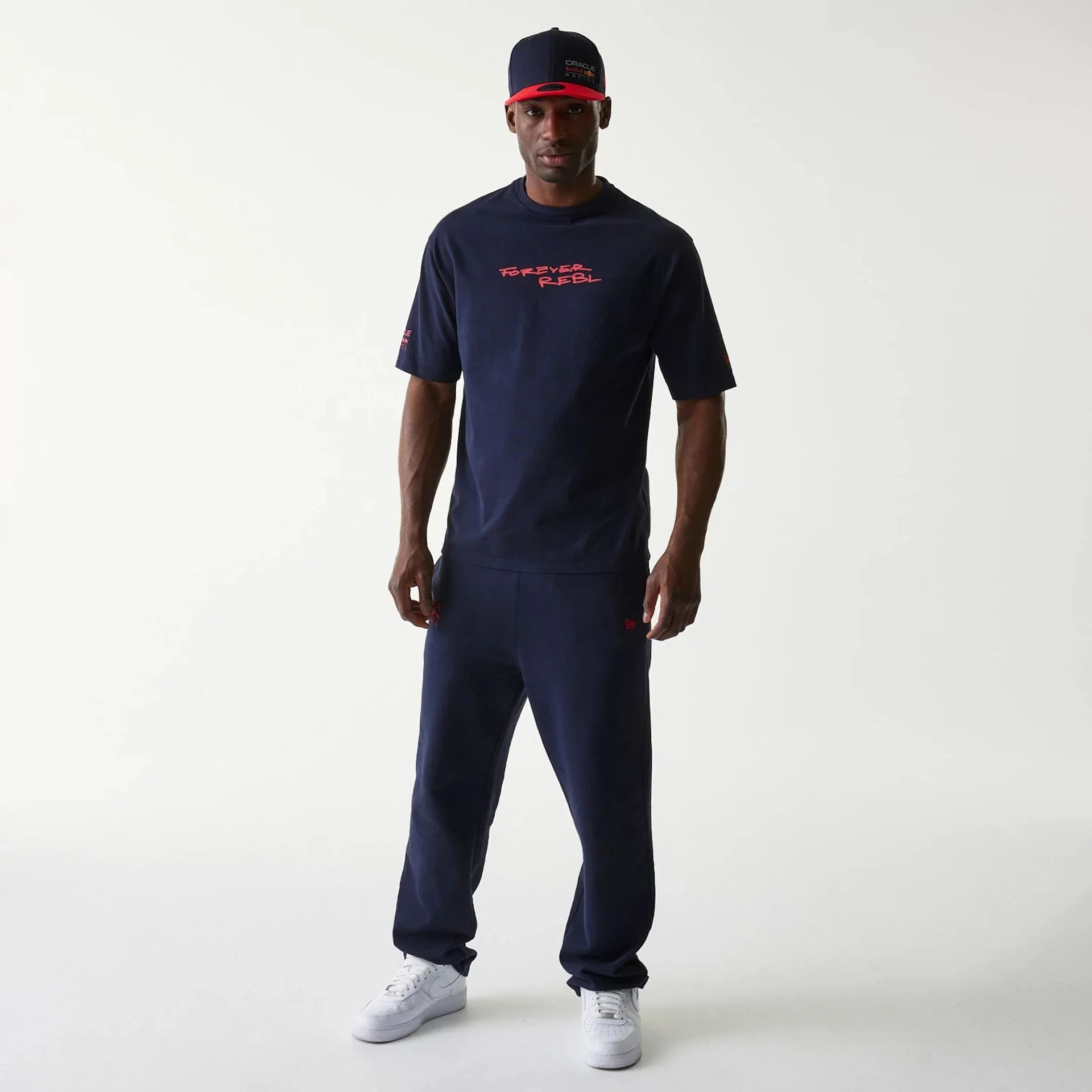 Red Bull Racing Back Graphic Dark Blue Oversized T-Shirt - Image 8