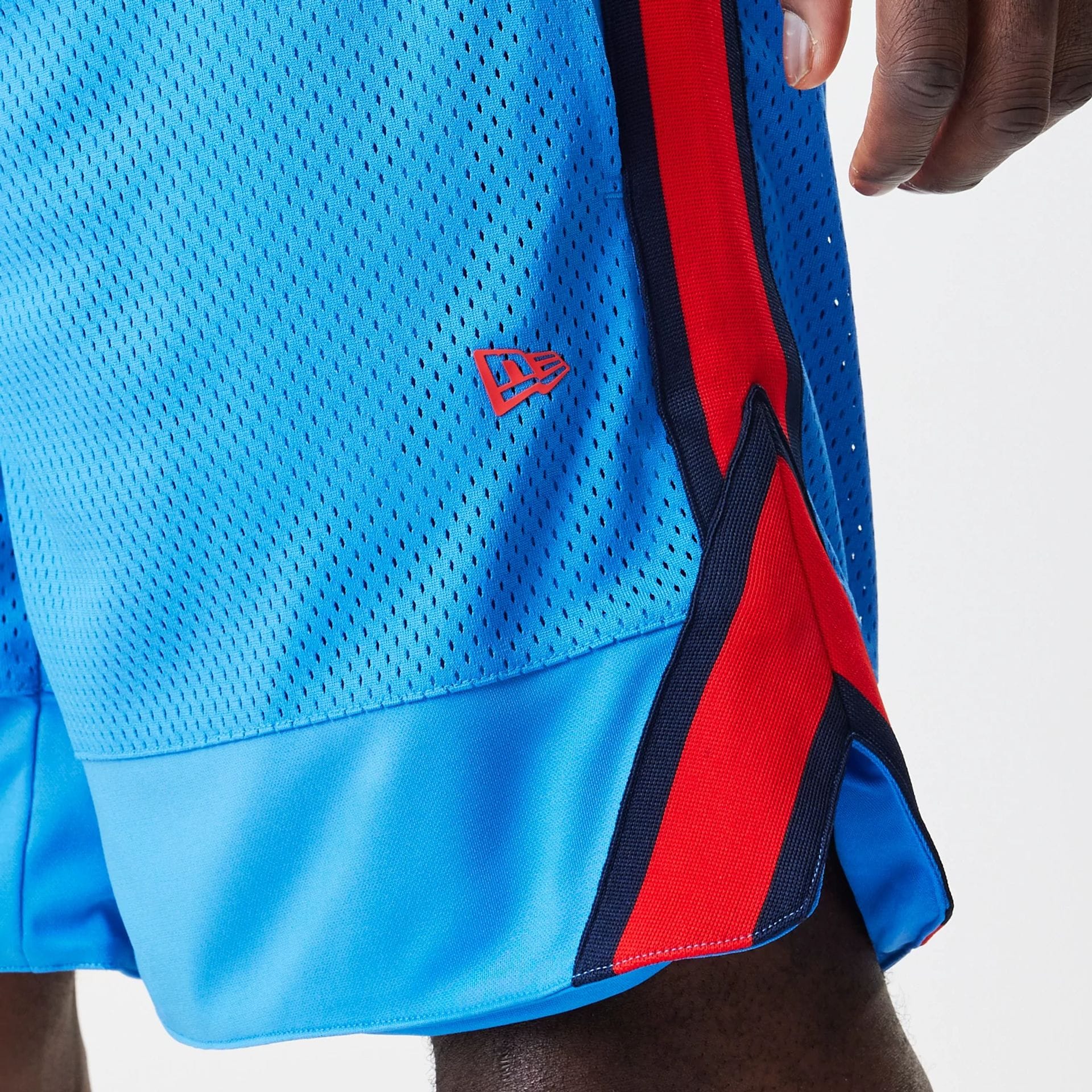 Red Bull Racing Basketball Mesh Blue Shorts - Image 4