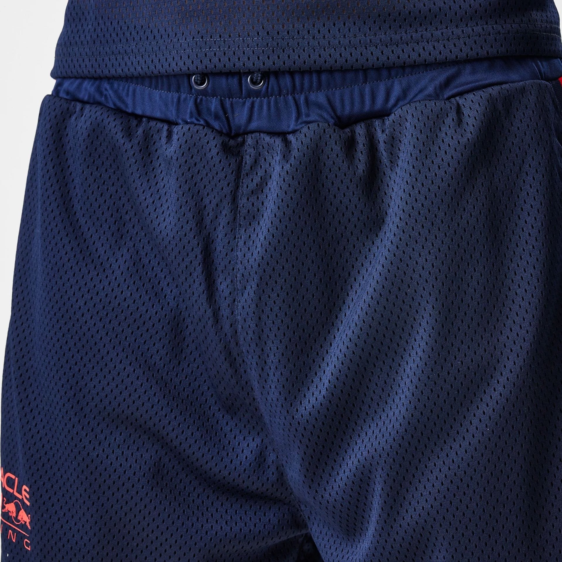 Red Bull Racing Basketball Mesh Dark Blue Shorts - Image 4