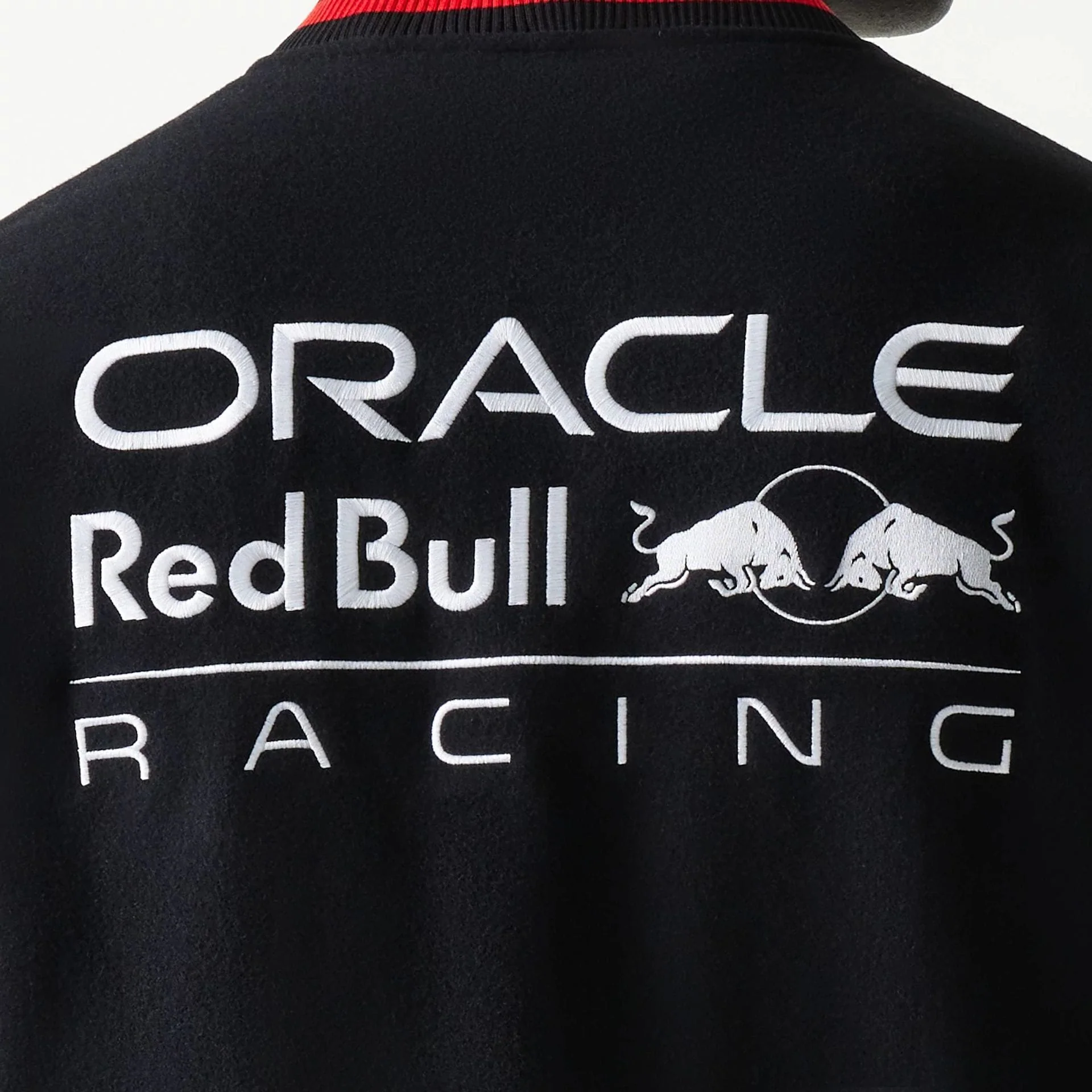 Red Bull Racing Black Varsity Jacket - Image 6