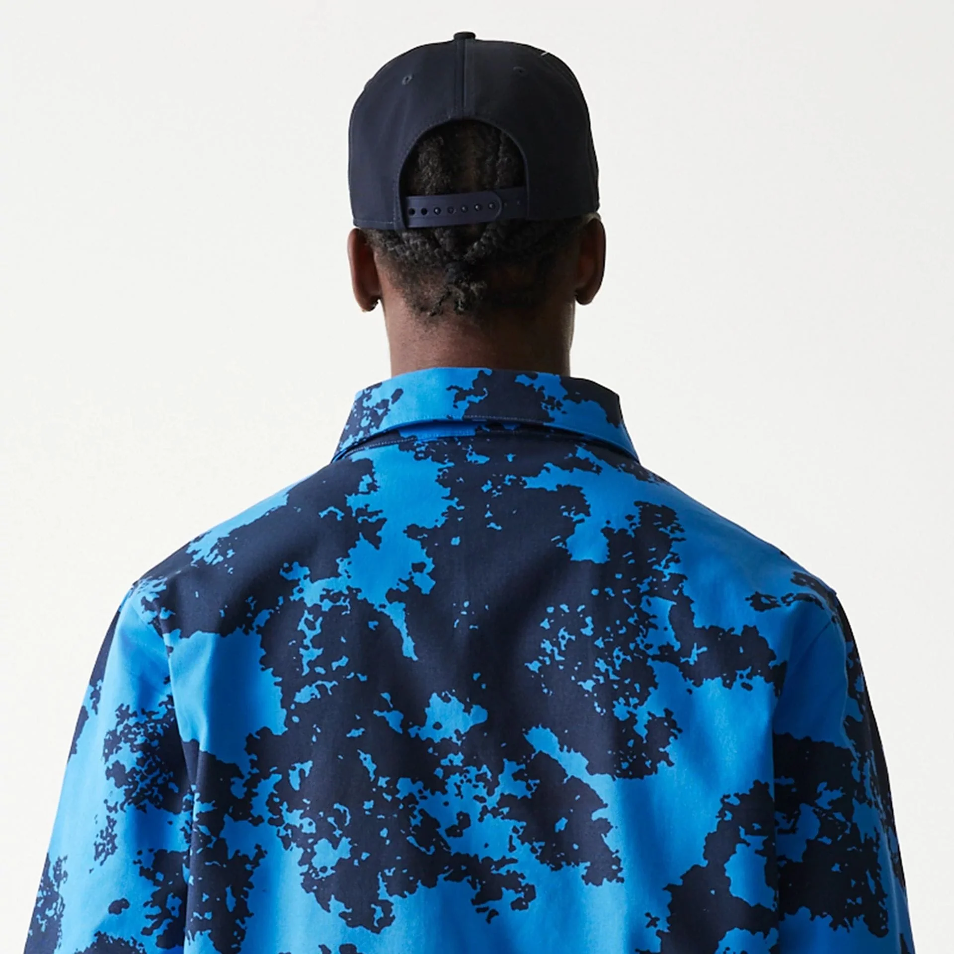 Red Bull Racing Blue Oversized Coach Jacket - Image 7