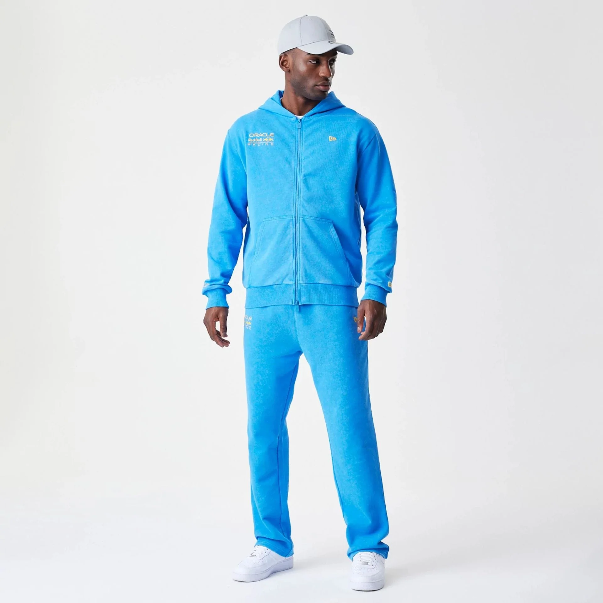 Red Bull Racing Blue Oversized Full Zip Hoodie - Image 5