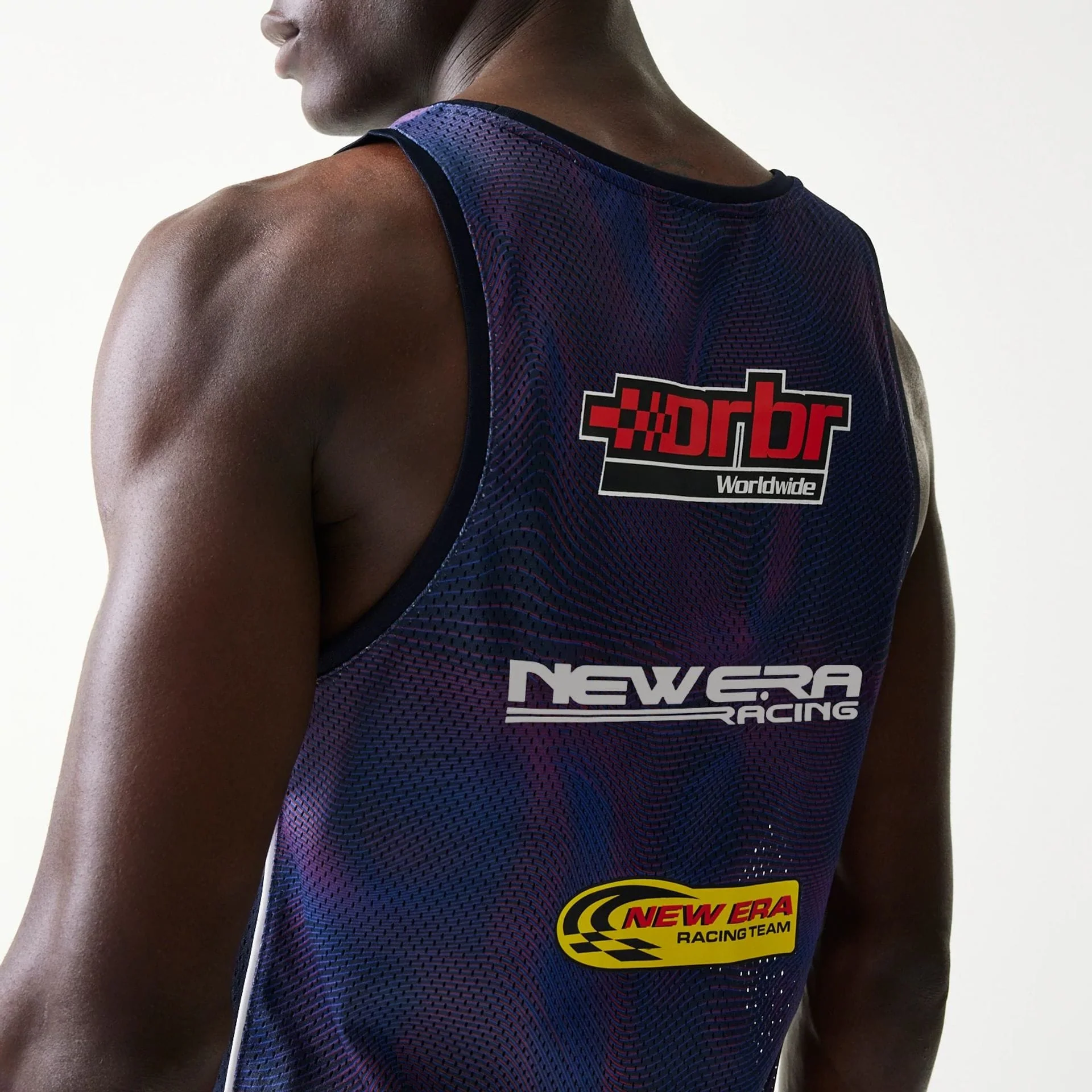 Red Bull Racing Dark Blue Mesh Tank Top - Image 6