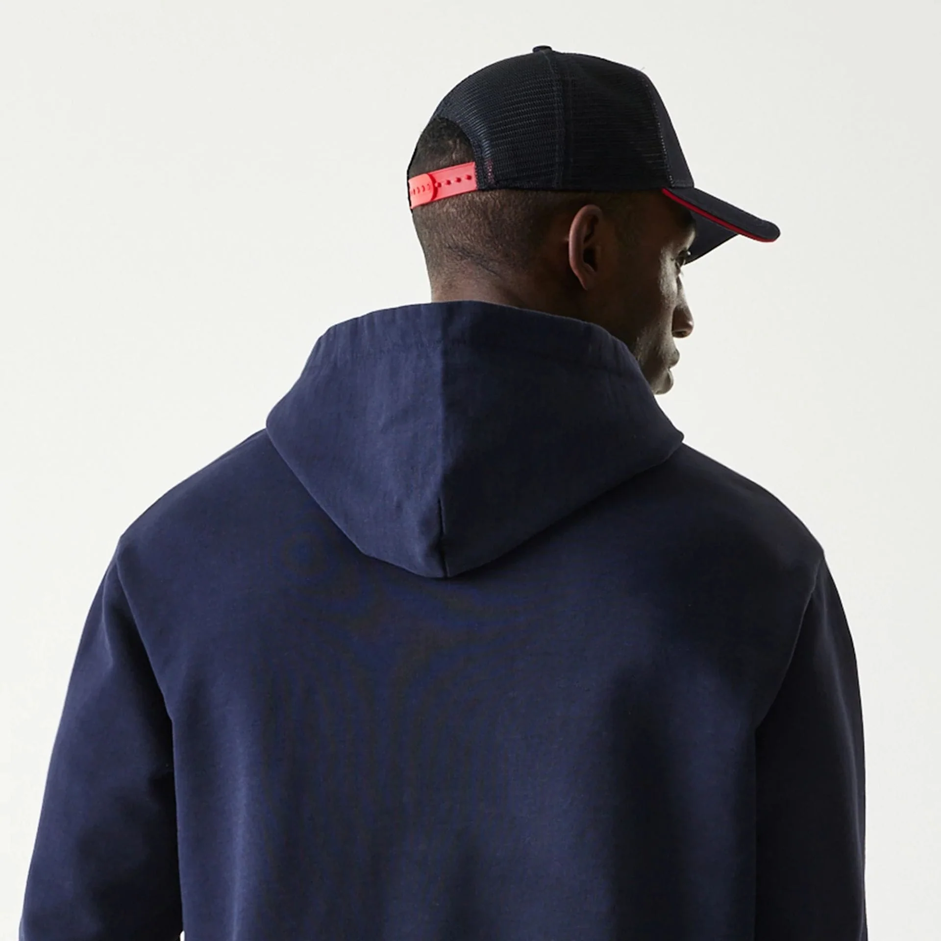 Red Bull Racing Dark Blue Oversized Full Zip Hoodie - Image 7