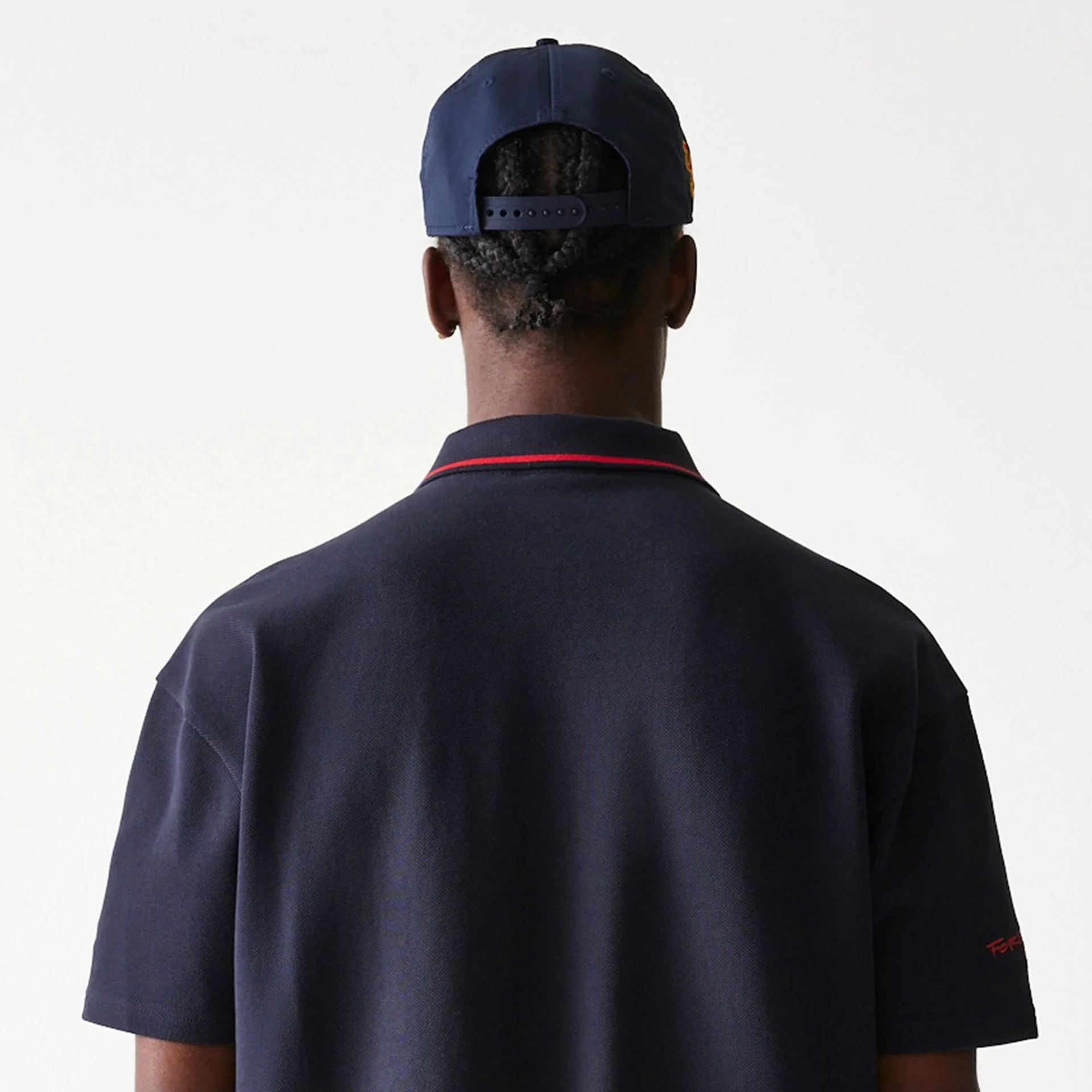 Red Bull Racing Dark Blue Polo T-Shirt - Image 7
