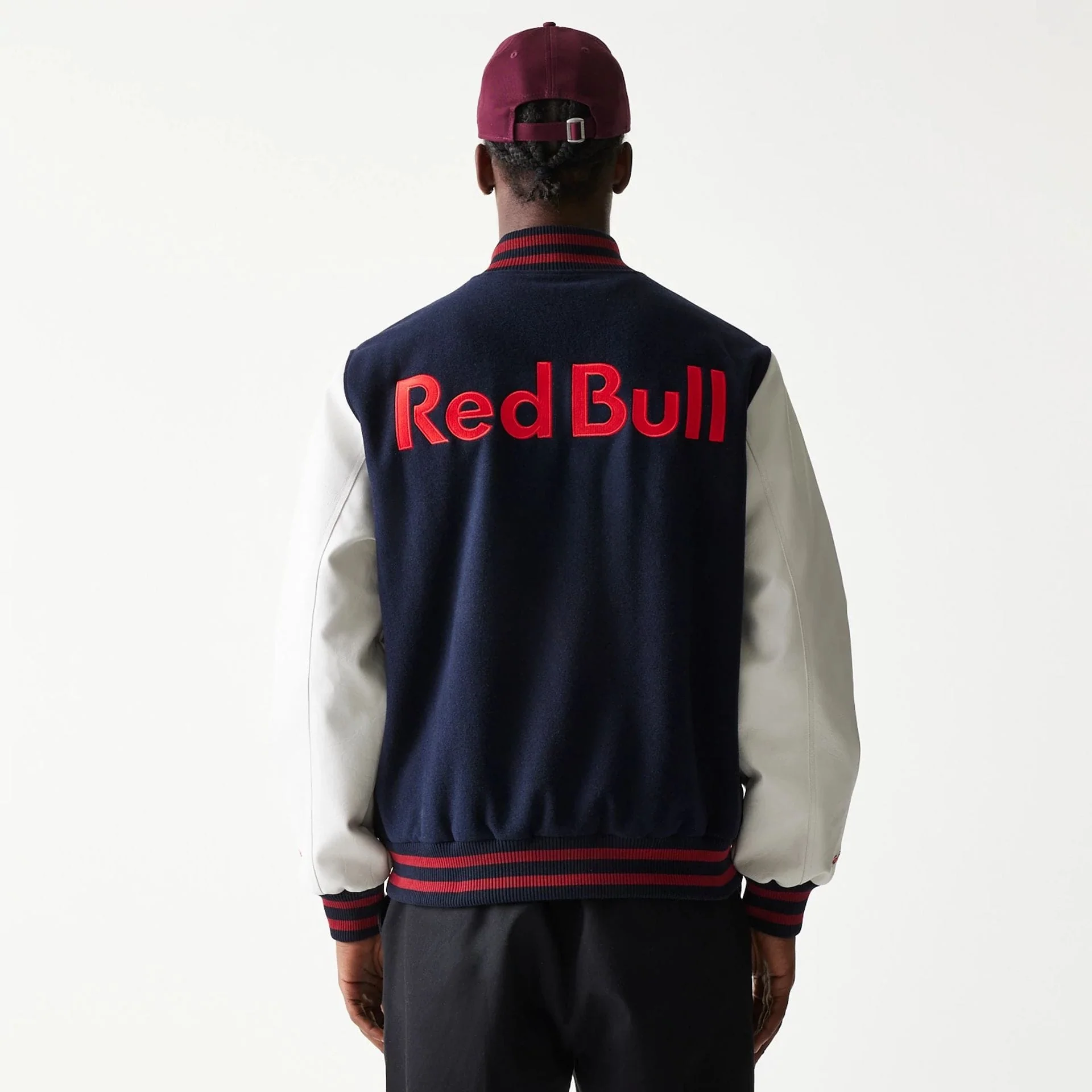 Red Bull Racing Dark Blue Varsity Jacket - Image 2