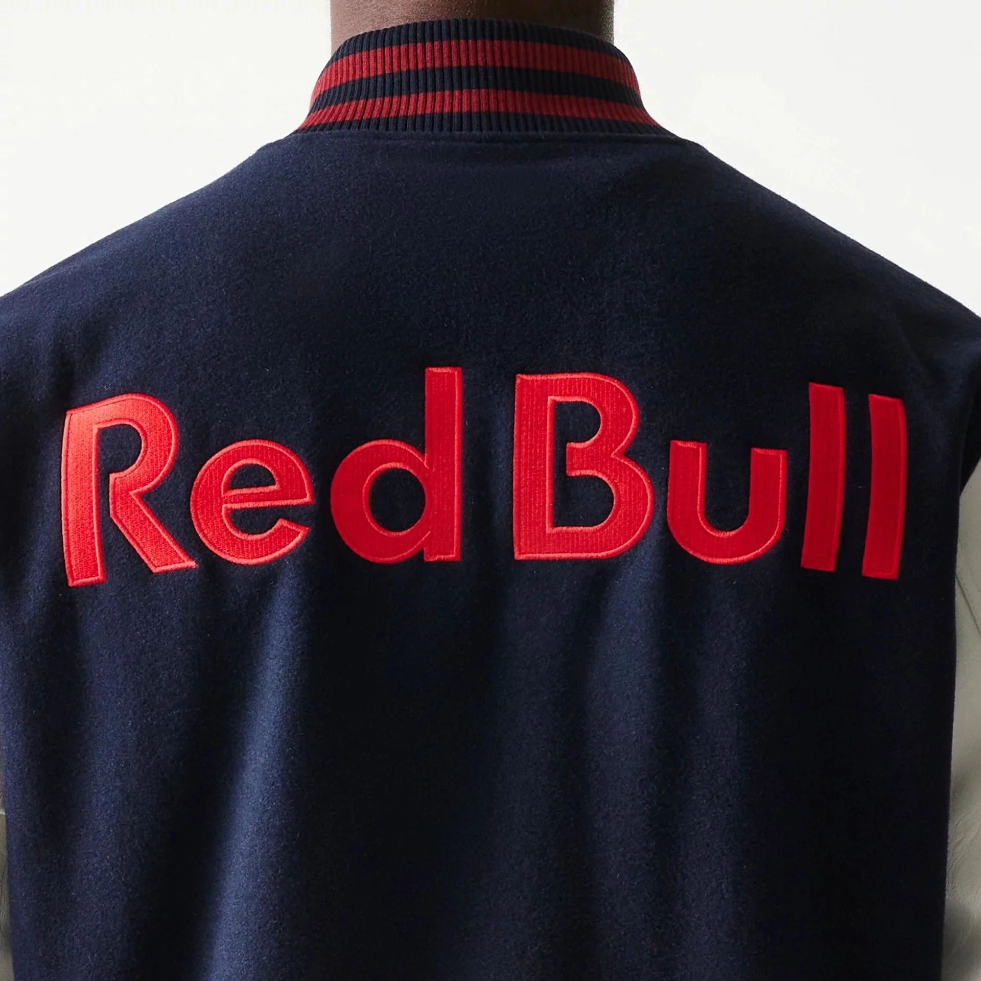 Red Bull Racing Dark Blue Varsity Jacket - Image 5