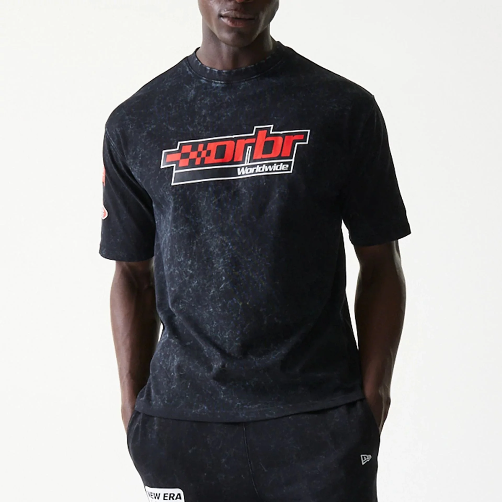 Red Bull Racing Graphic Black Oversized T-Shirt - Image 3