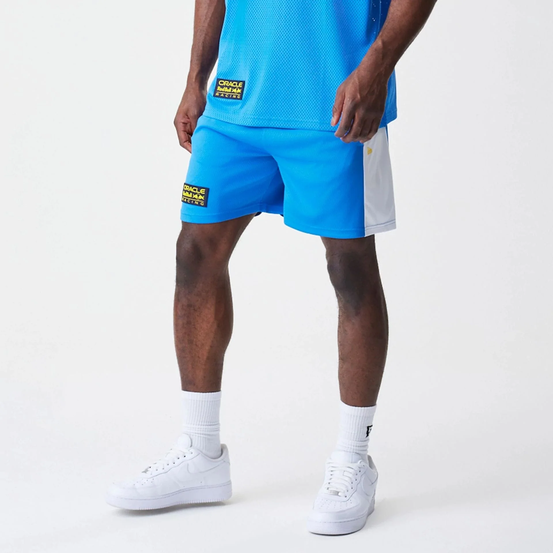 Red Bull Racing Graphic Mesh Blue Shorts - Image 4