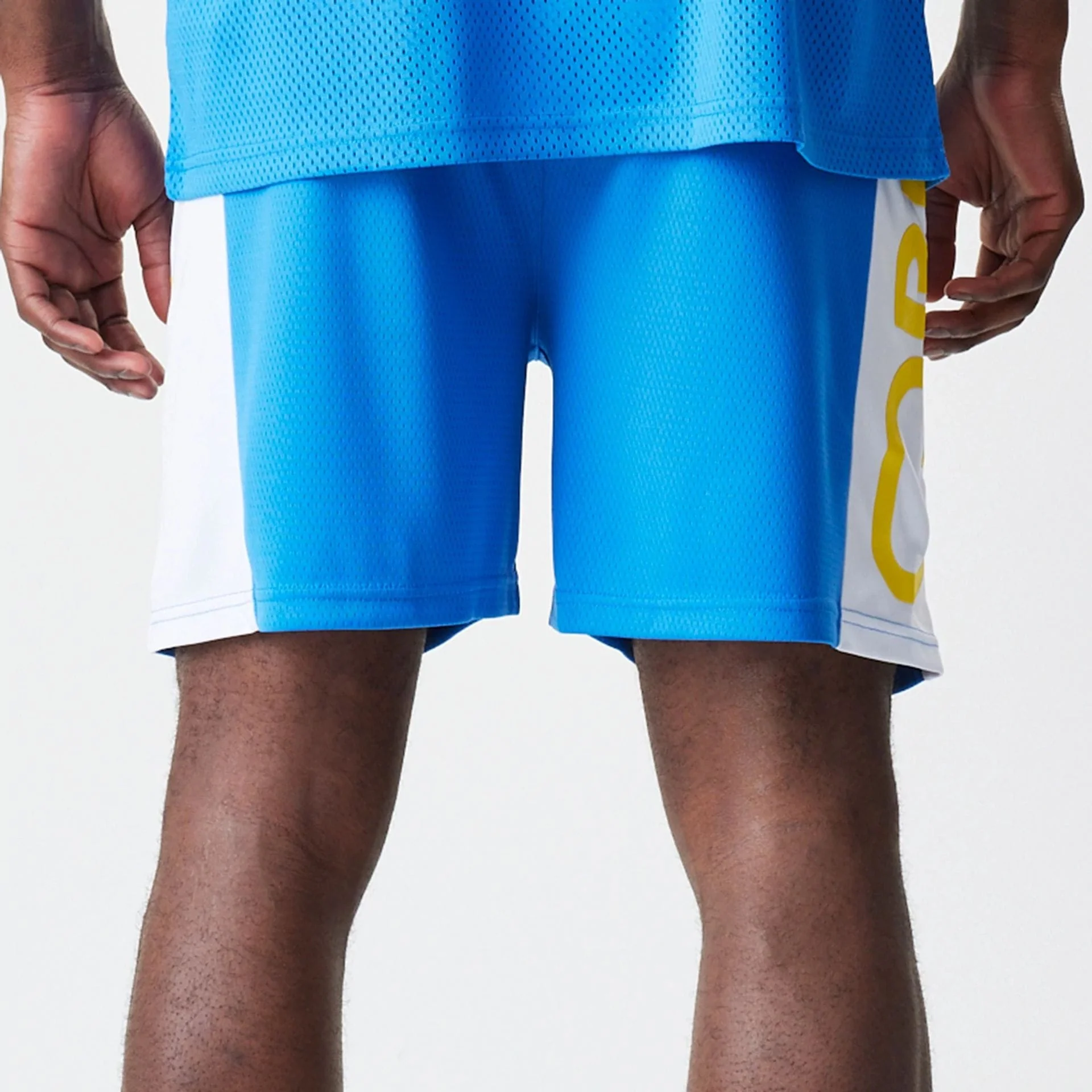 Red Bull Racing Graphic Mesh Blue Shorts - Image 7