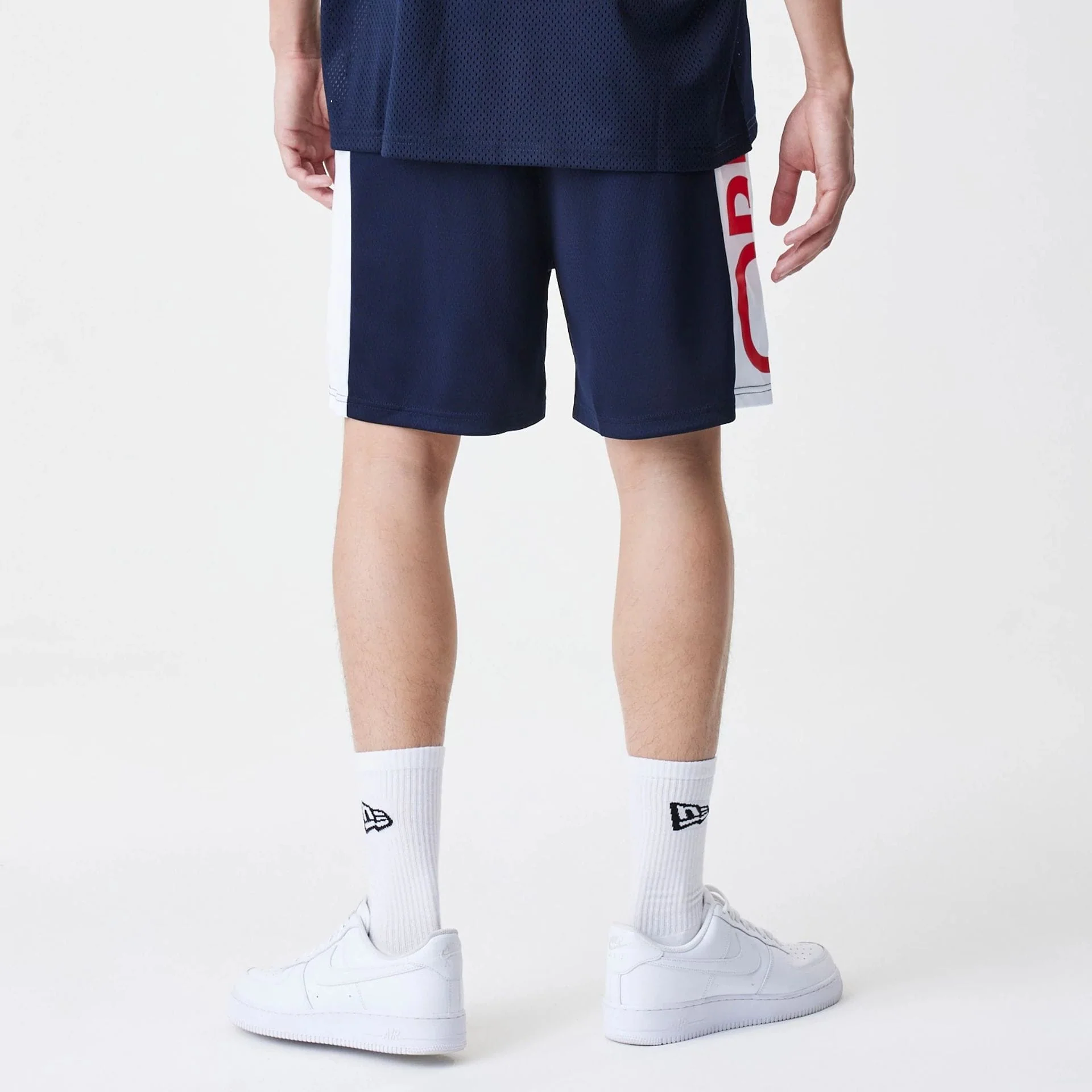 Red Bull Racing Graphic Mesh Dark Blue Shorts - Image 2